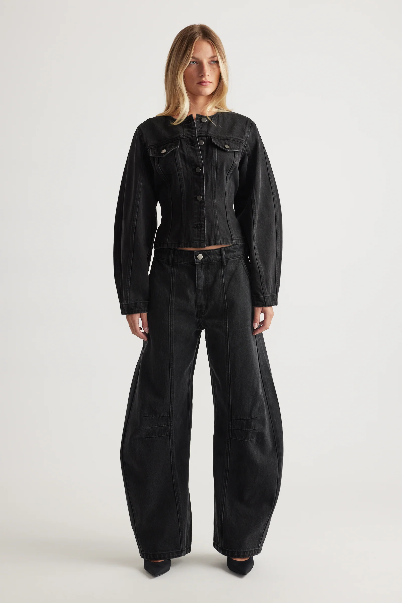 Amaya Barrel Denim Jacket