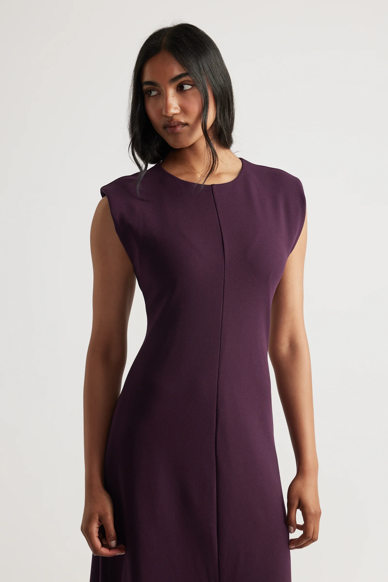 Bonnie Shoulder Pad Maxi Dress - Image 2