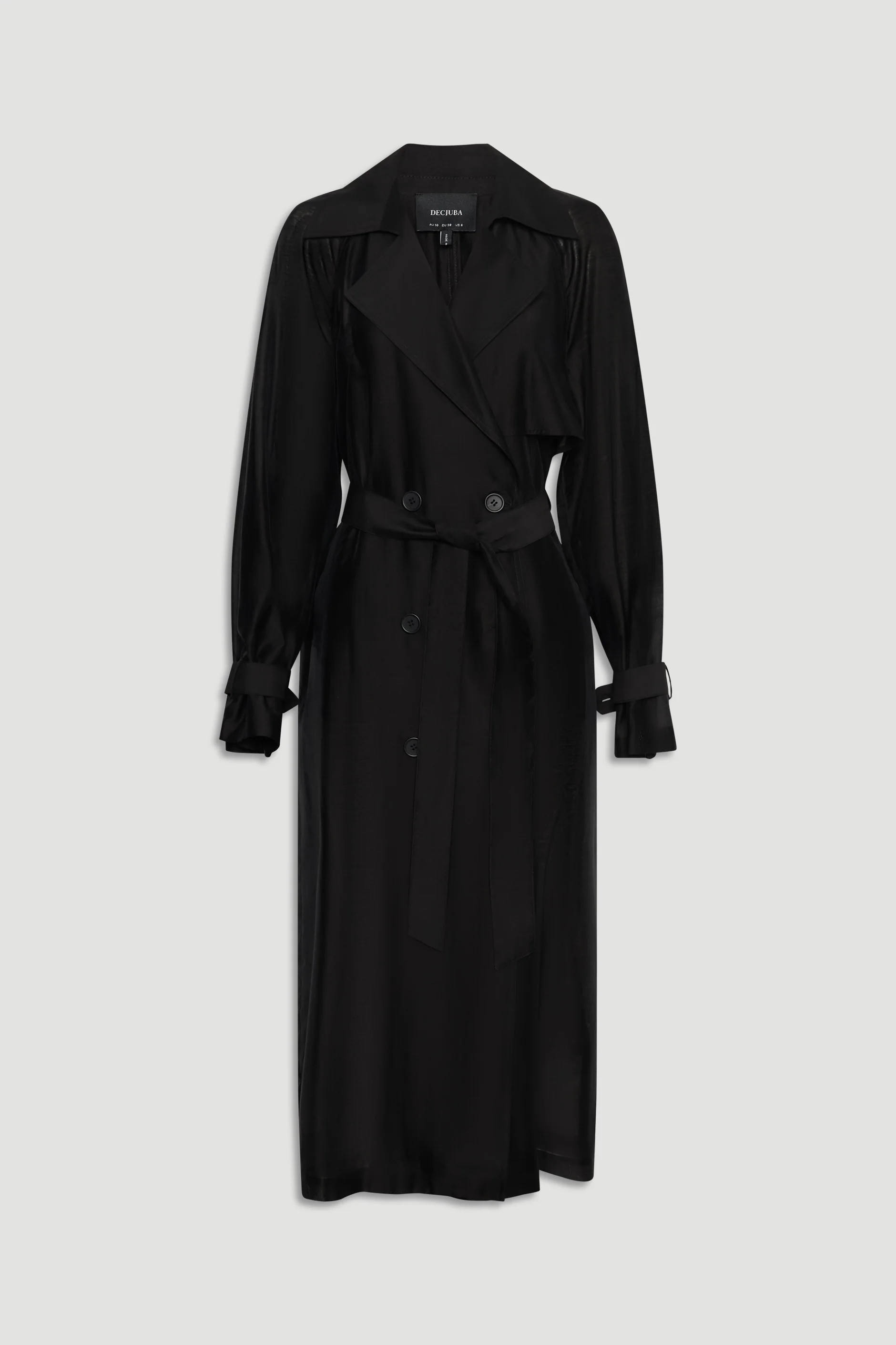Briar Sheer Trench Coat - Image 4