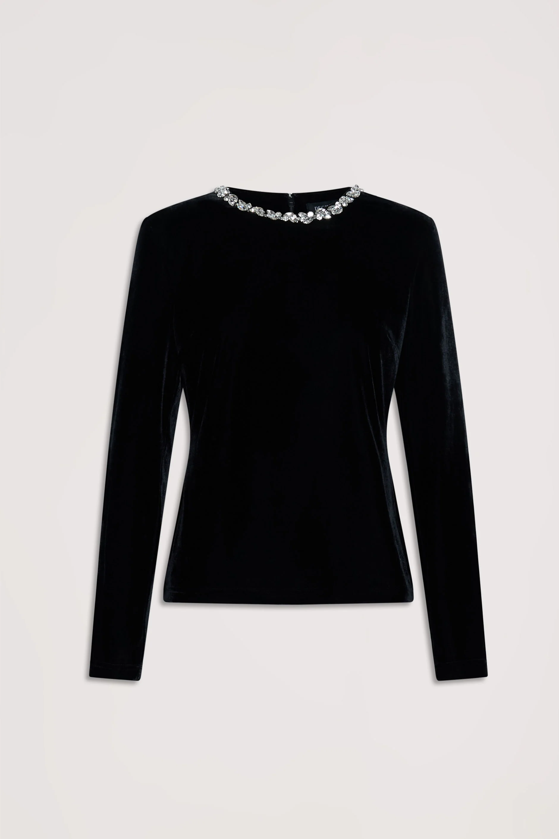 Brynn Velvet Rhinestone Top - Image 6