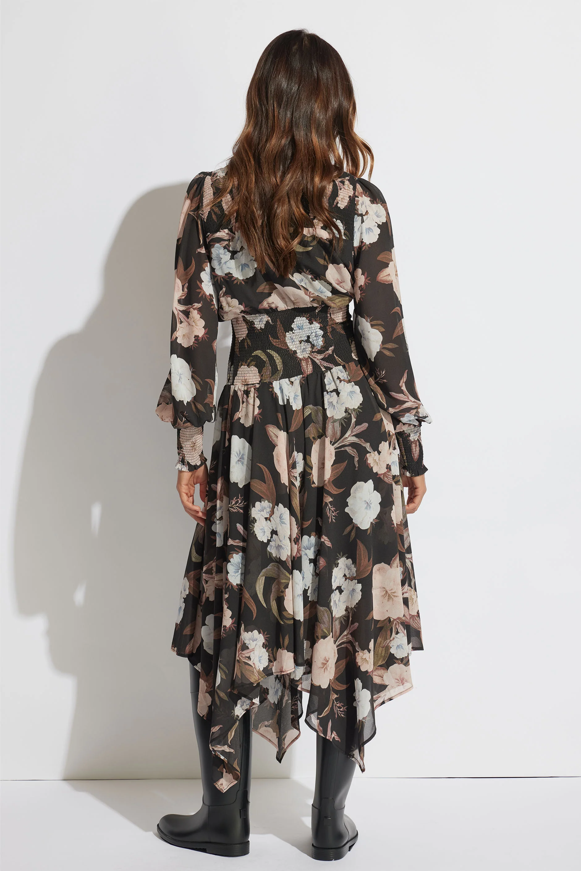 Camilla Shirred Midi Dress - Image 4
