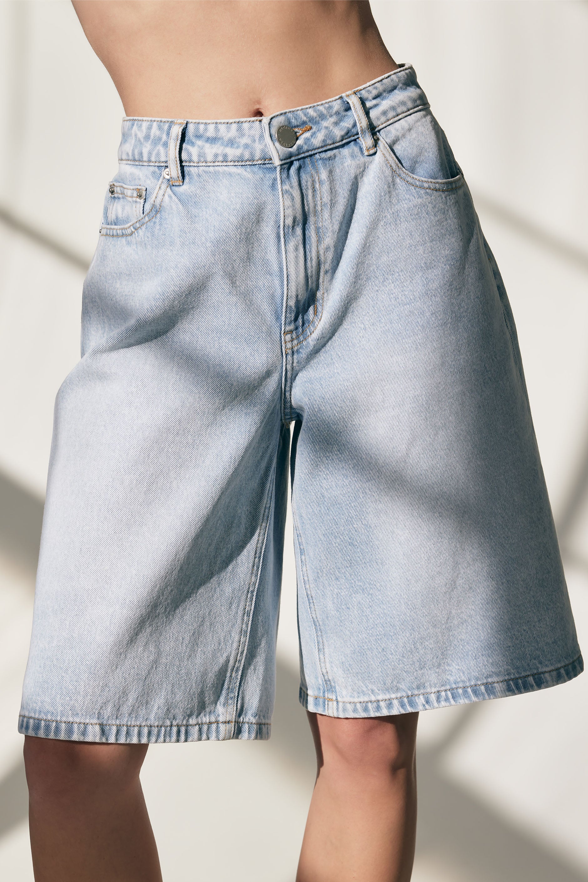 Cleo Longline Denim Short - Image 5