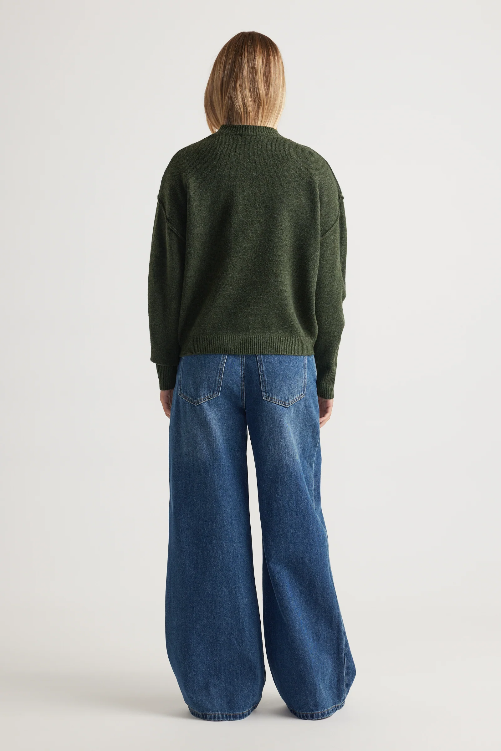 Crew Neck Knit Jumper - Image 3