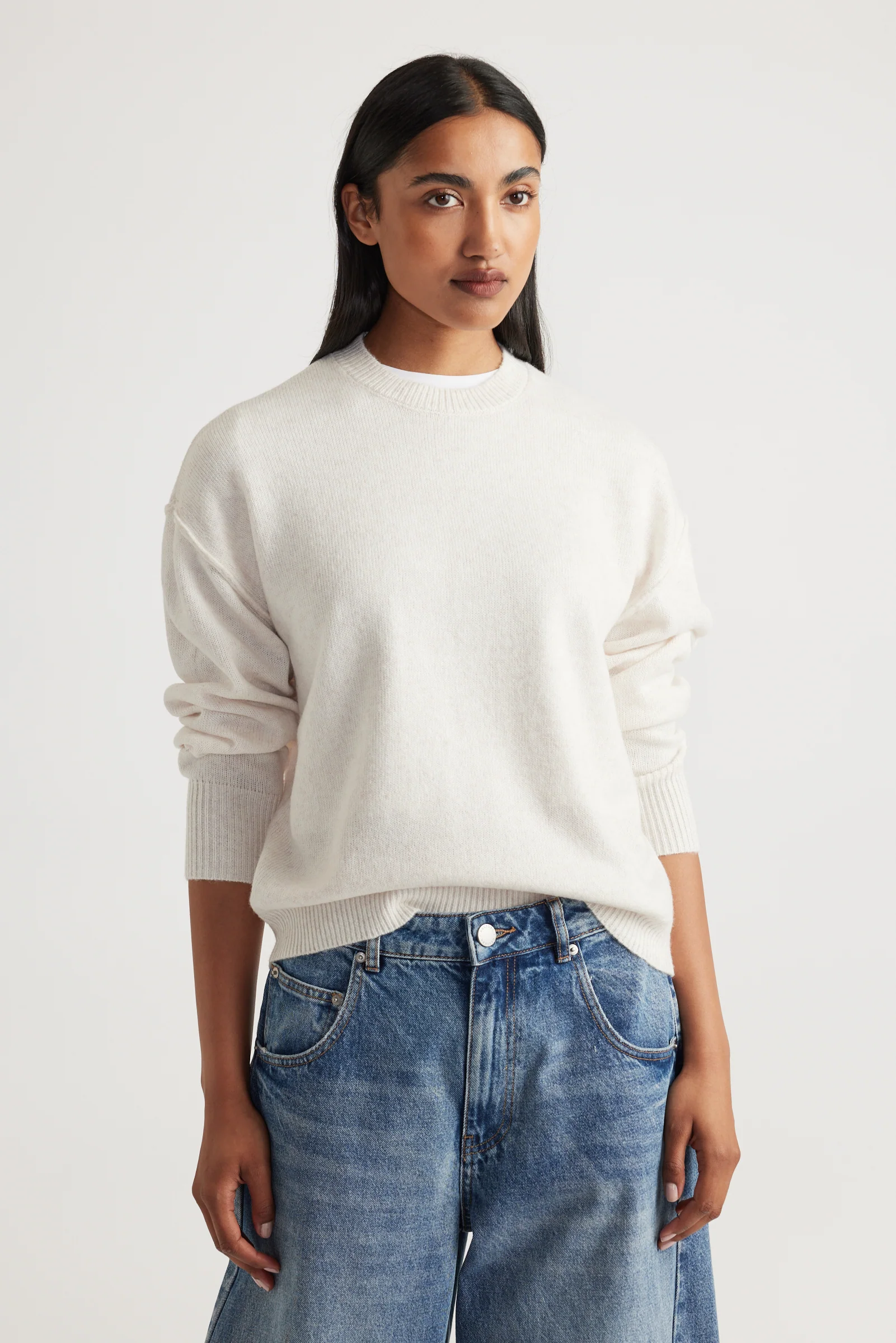 Crew Neck Knit Jumper - Image 2
