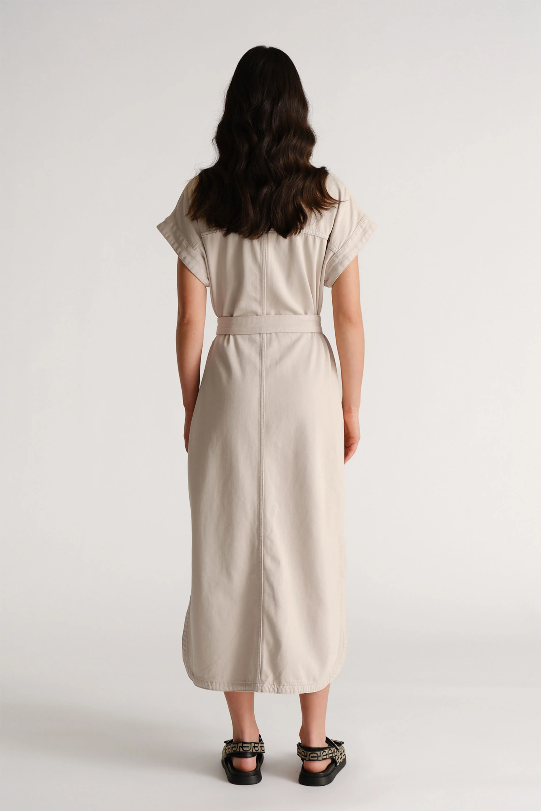 D-Luxe Denim Maxi Dress - Image 3