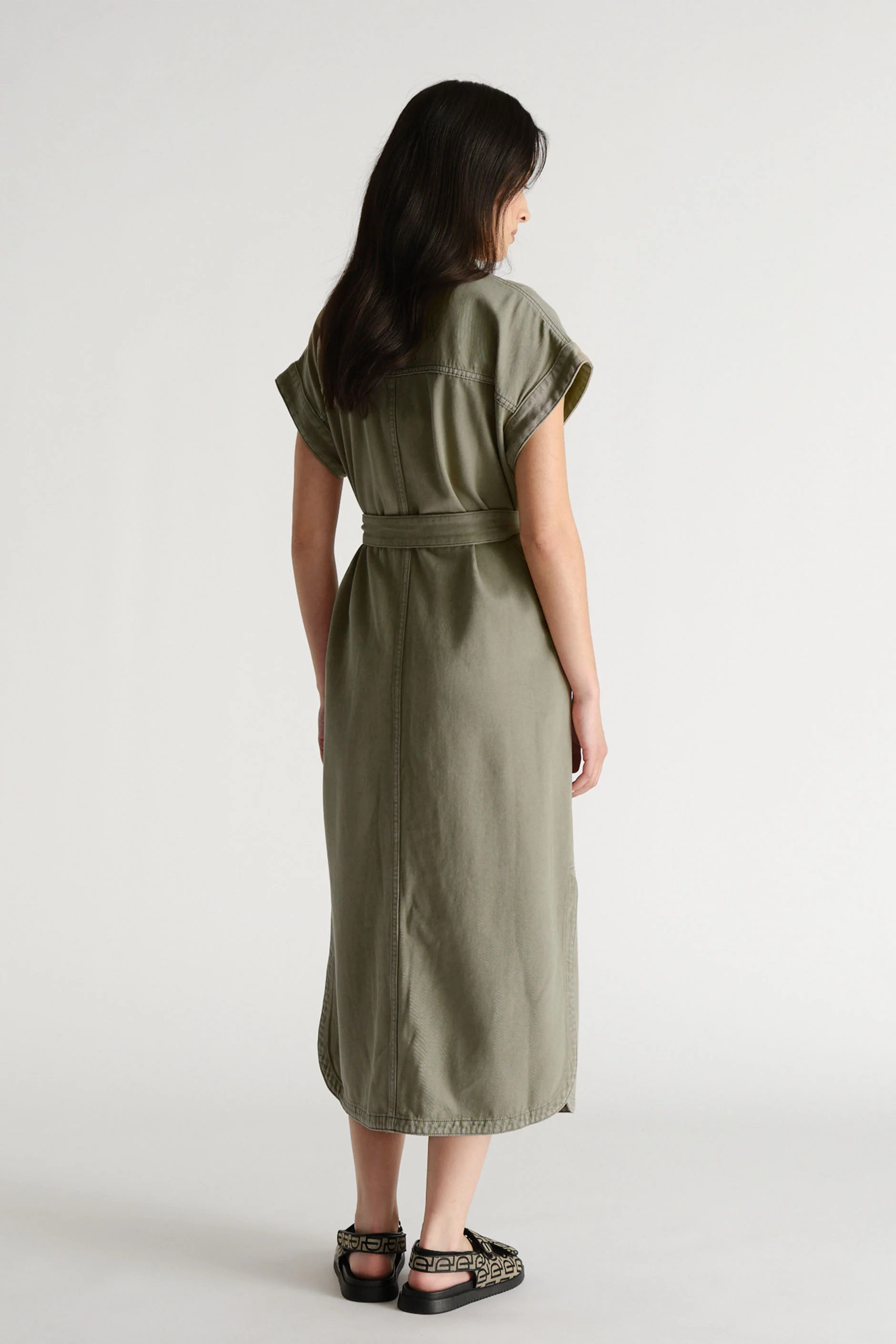 D-Luxe Denim Maxi Dress - Image 3