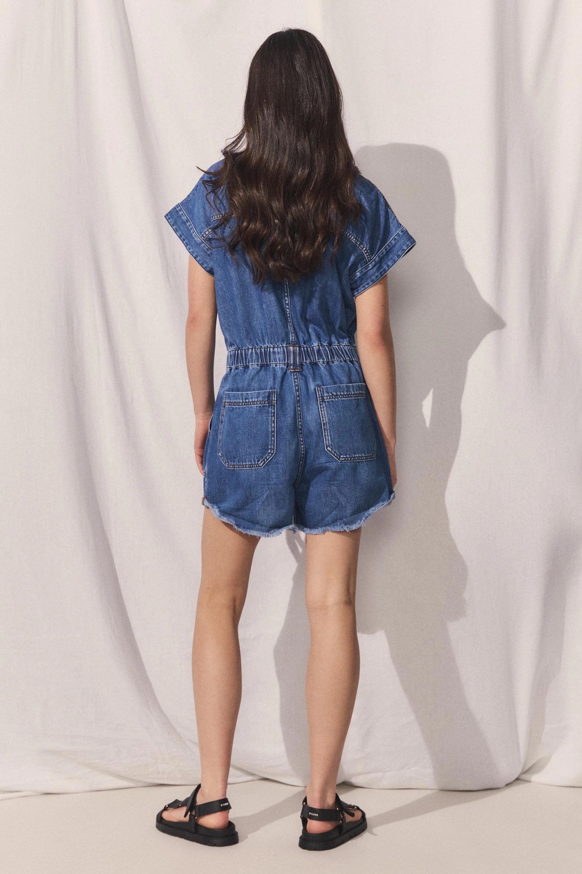 D-Luxe Denim Romper - Image 3