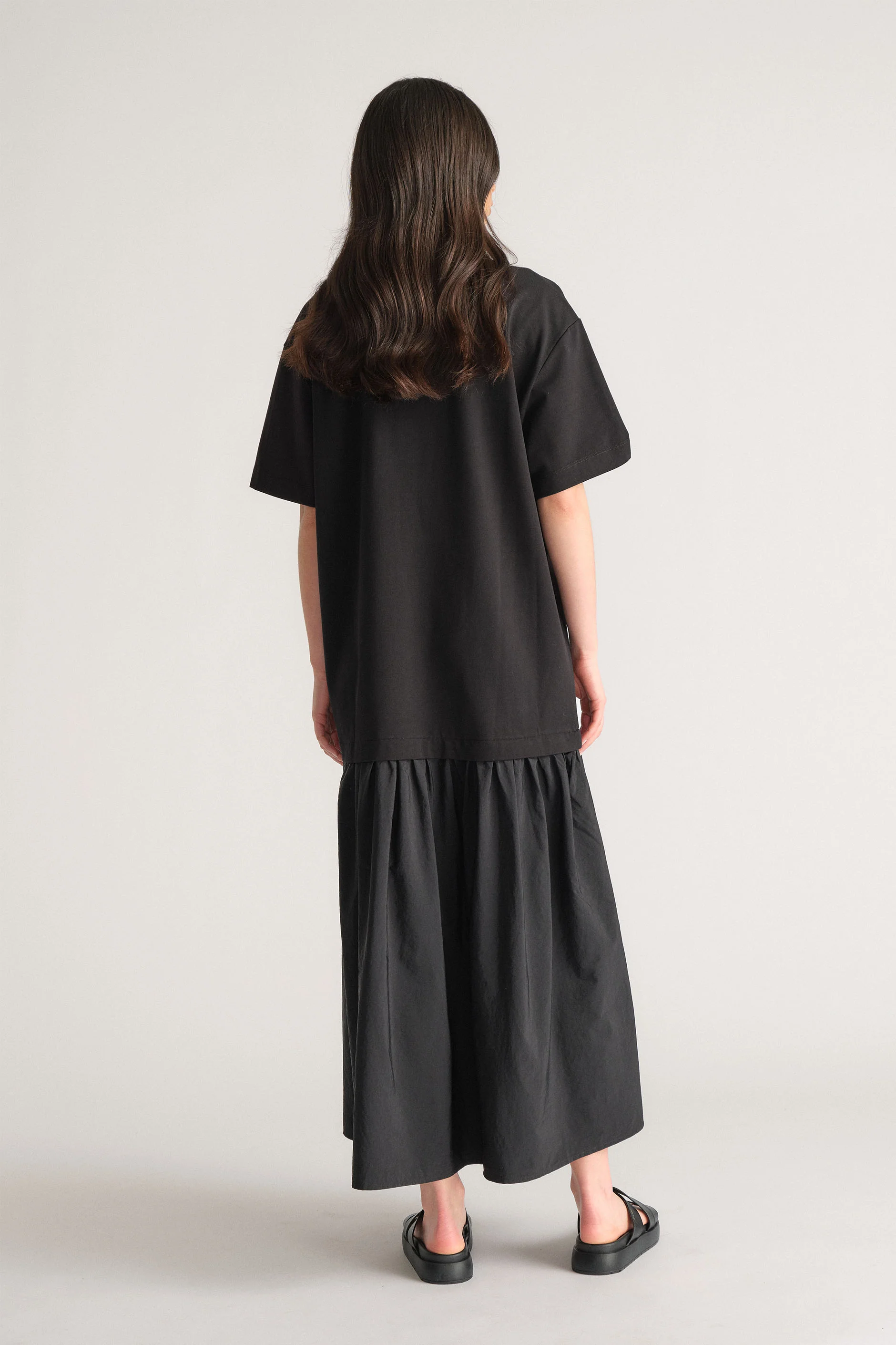 D-Luxe Drop Waist Nylon Dress - Image 3