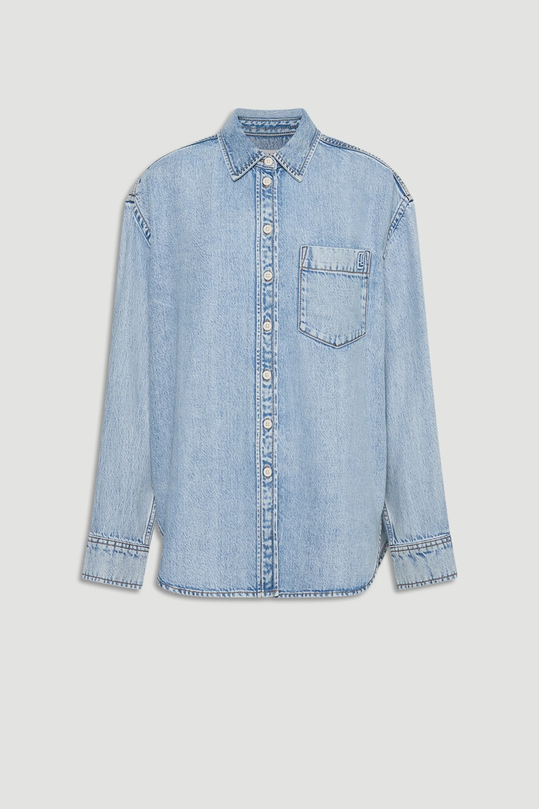 D-Luxe Fluid Denim Shirt - Image 4