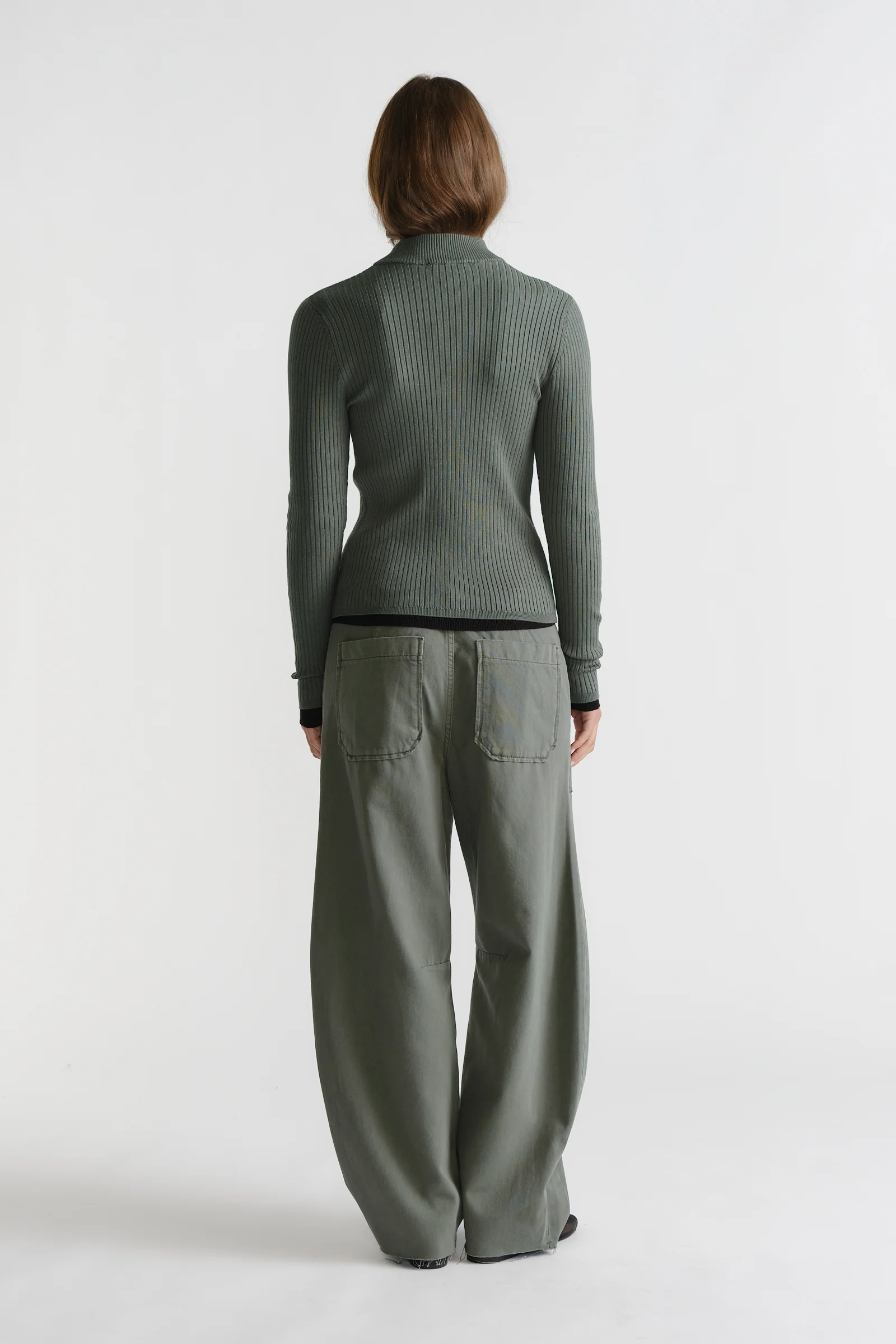 D-Luxe Knit Zip Long Sleeve - Image 3