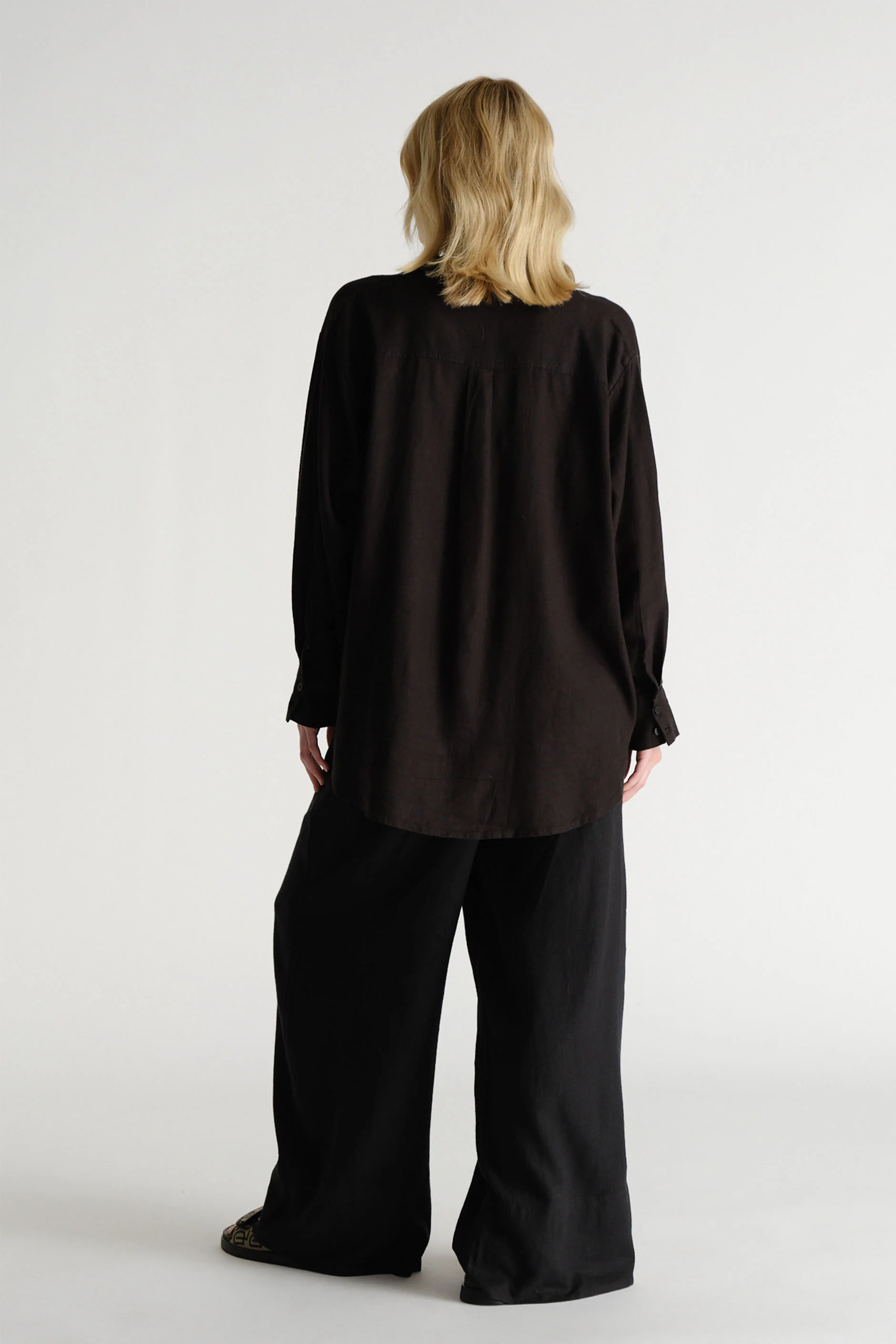 D-Luxe Linen Blend LS Shirt - Image 3