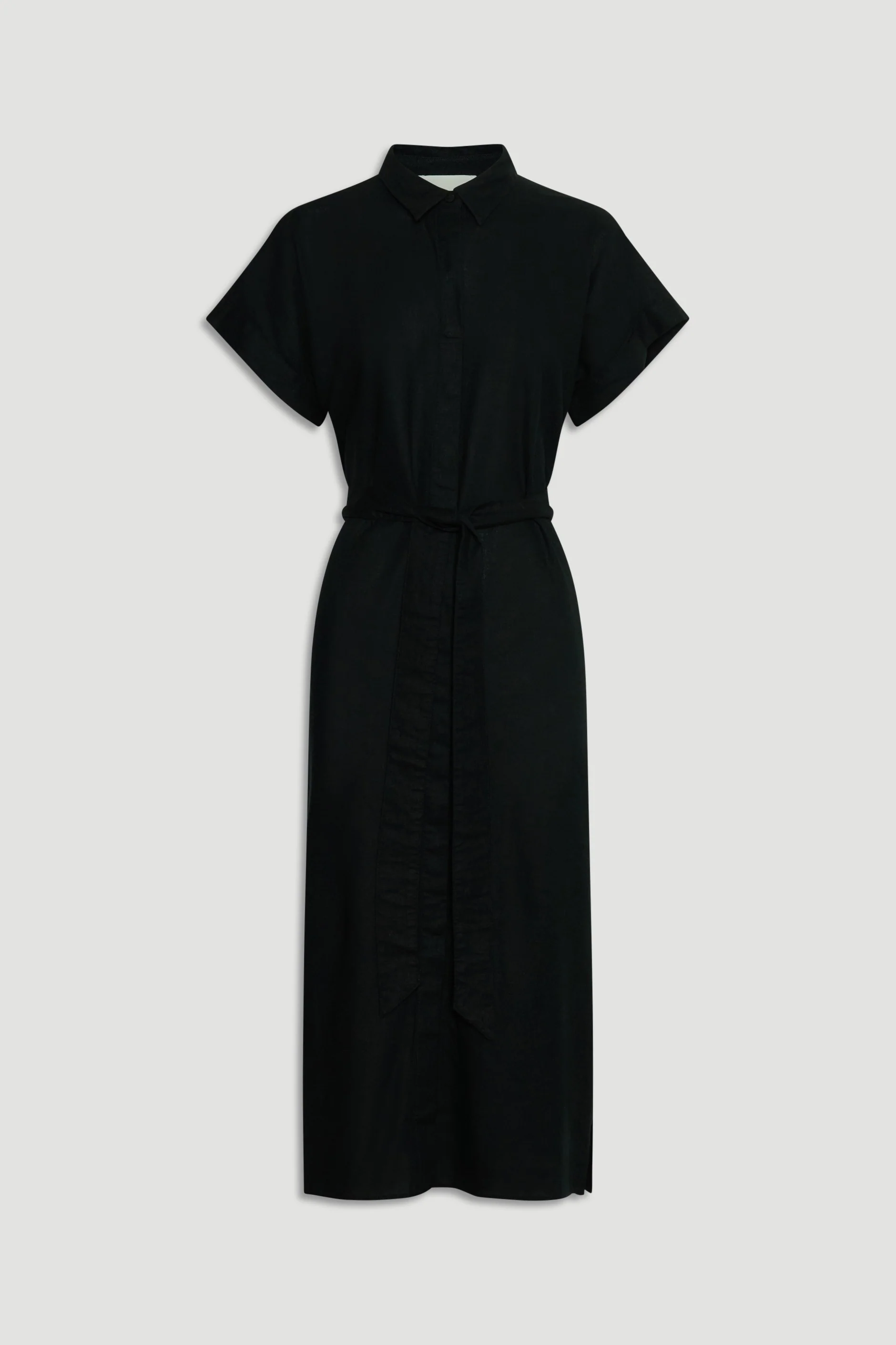 D-Luxe Linen Blend Midi Dress - Image 4