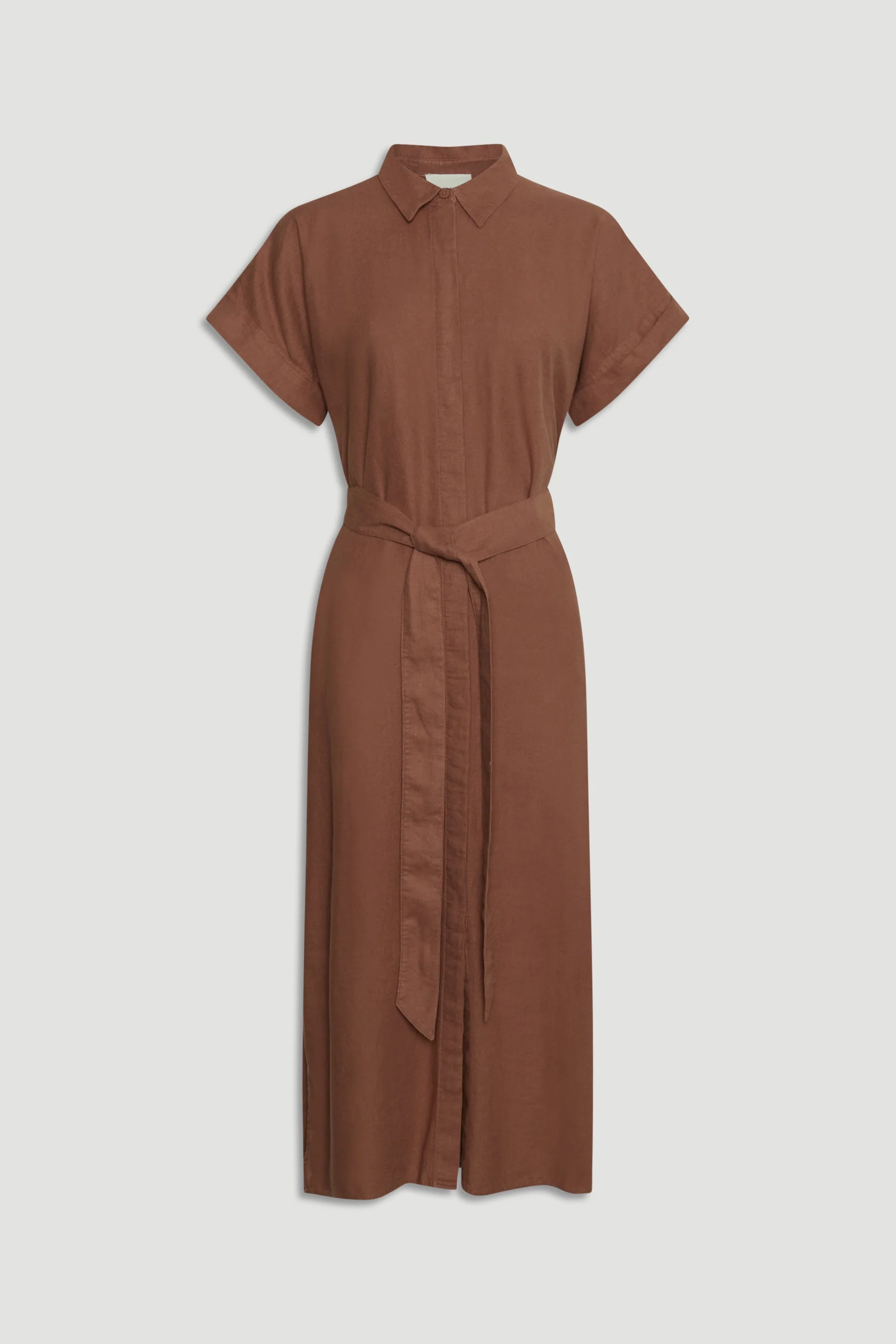 D-Luxe Linen Blend Midi Dress - Image 4