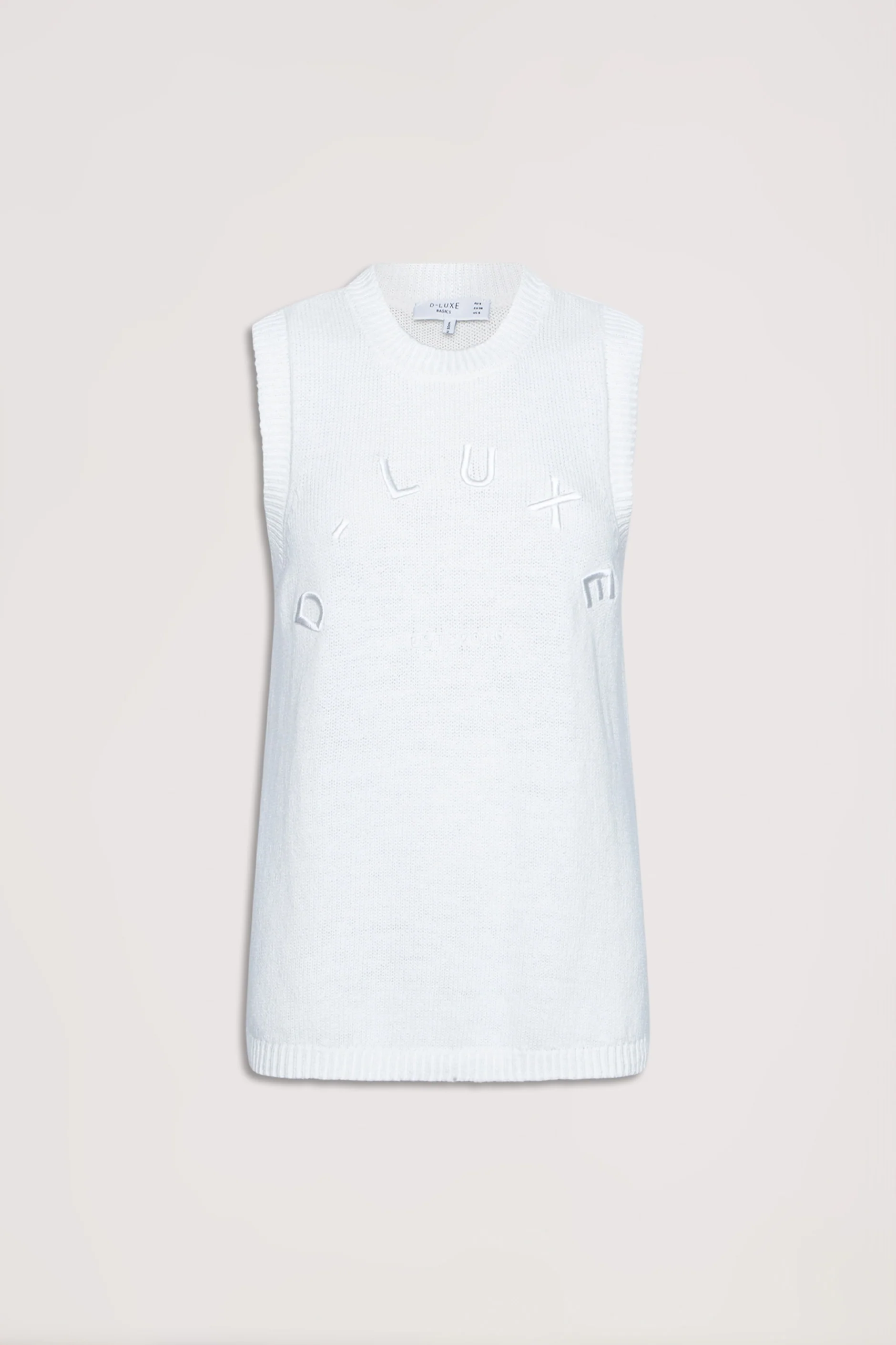 D-Luxe Logo Knit Tank - Image 4
