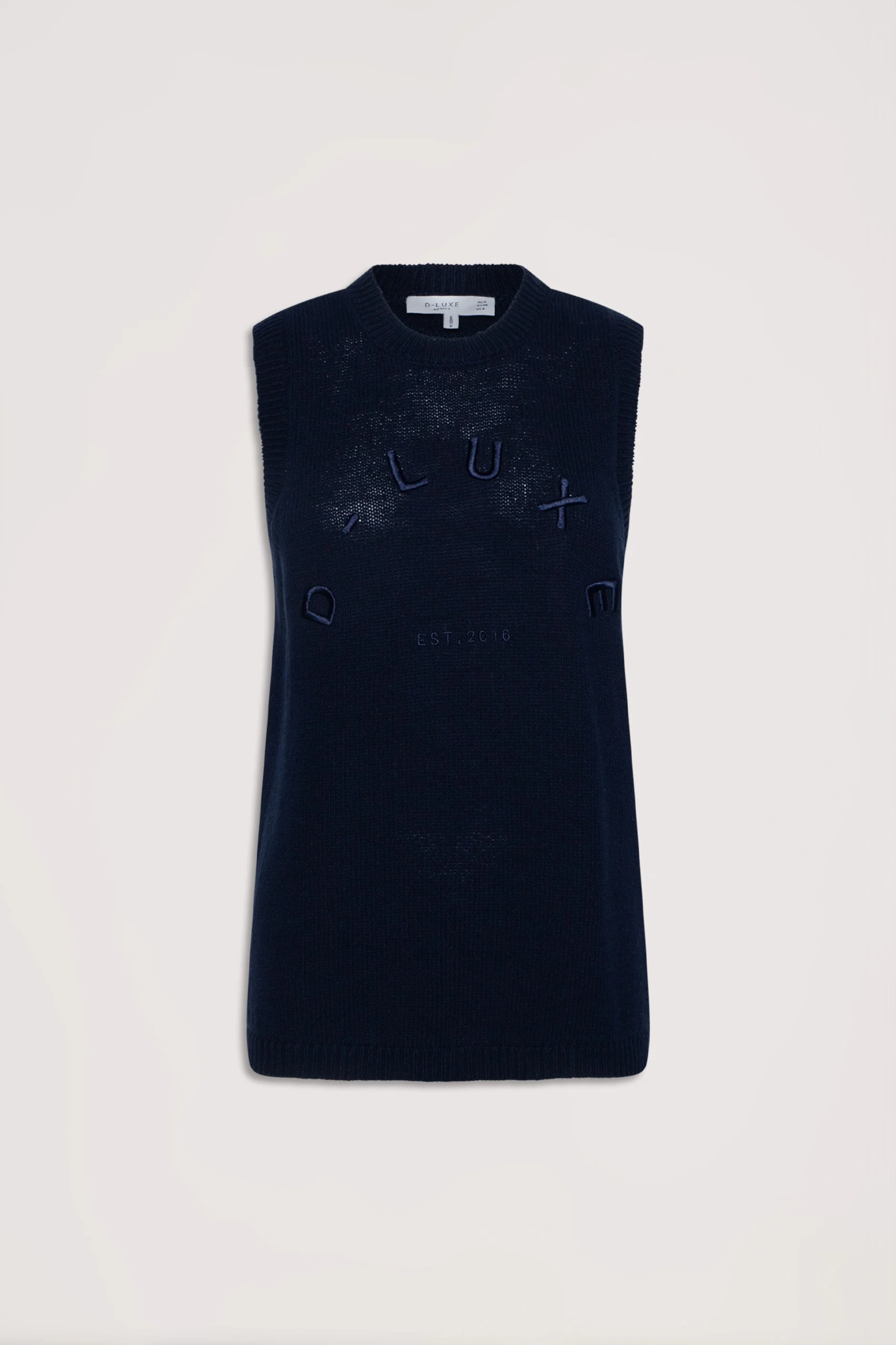 D-Luxe Logo Knit Tank - Image 4
