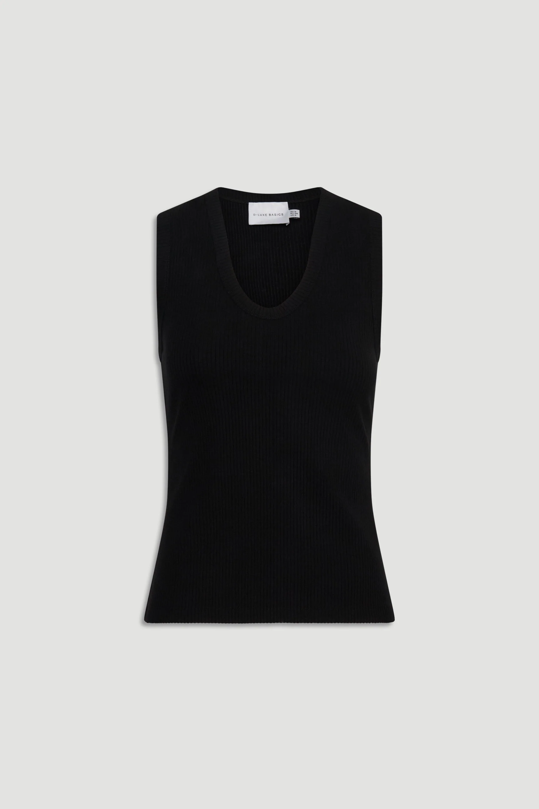 D-Luxe Ribbed Scoop Tank - Image 4