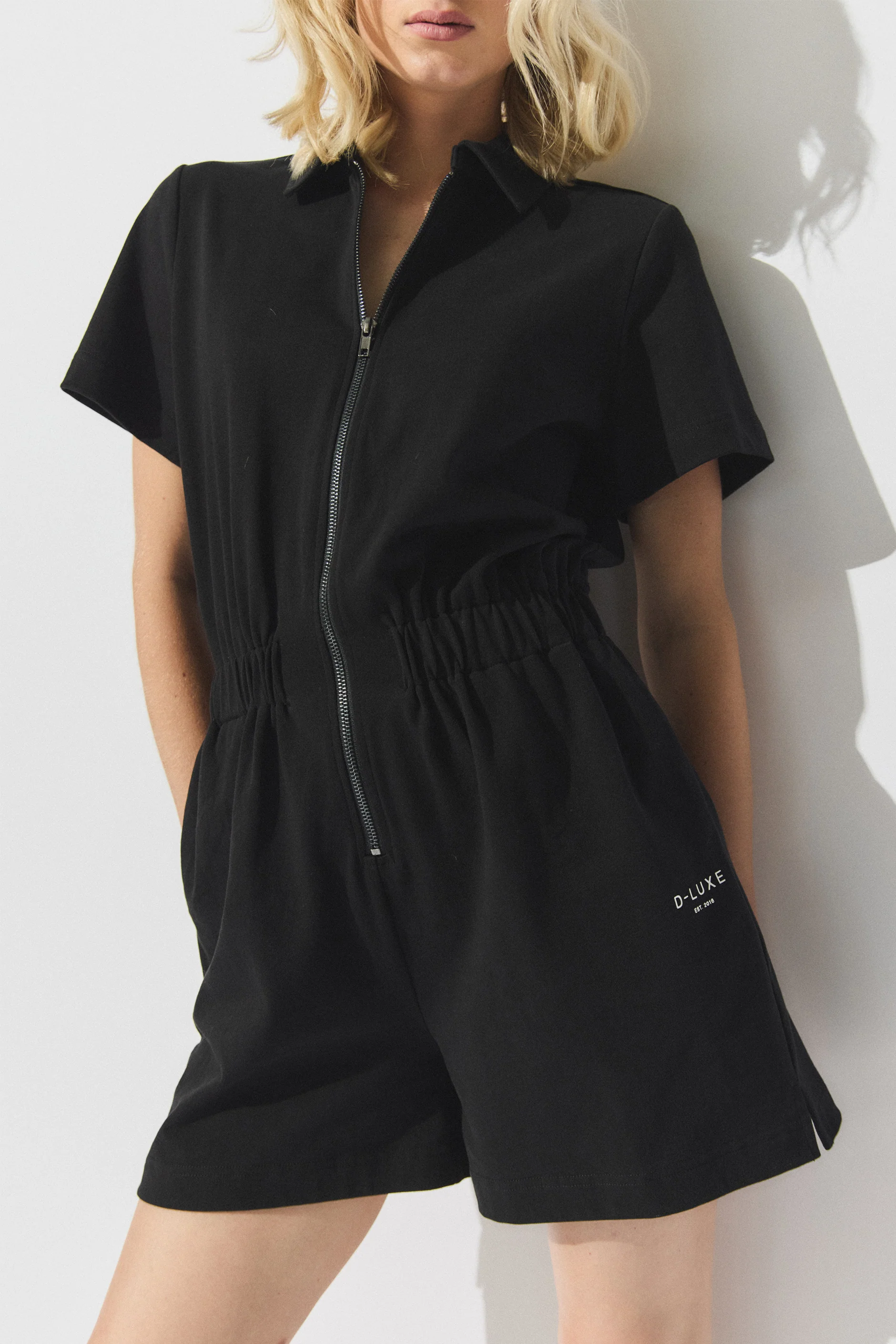 D-Luxe Zip Front Romper - Image 4