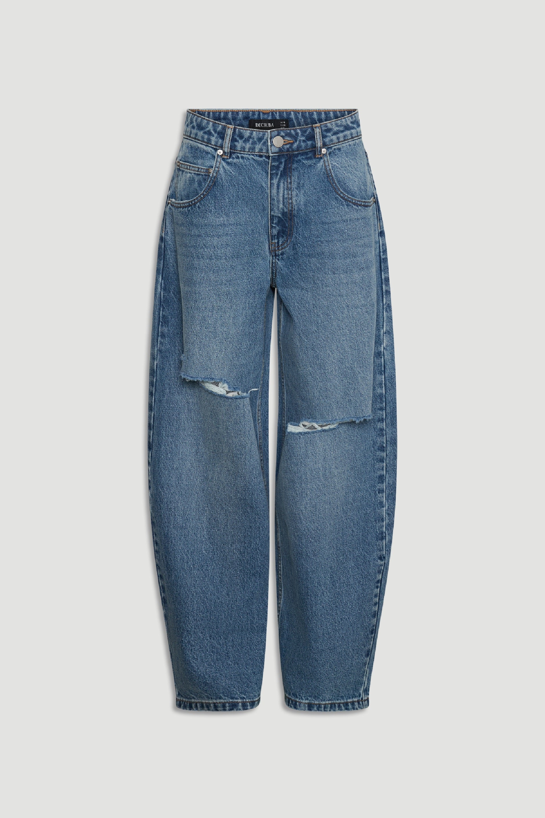 Daisy Ripped Horseshoe Jean - Image 4