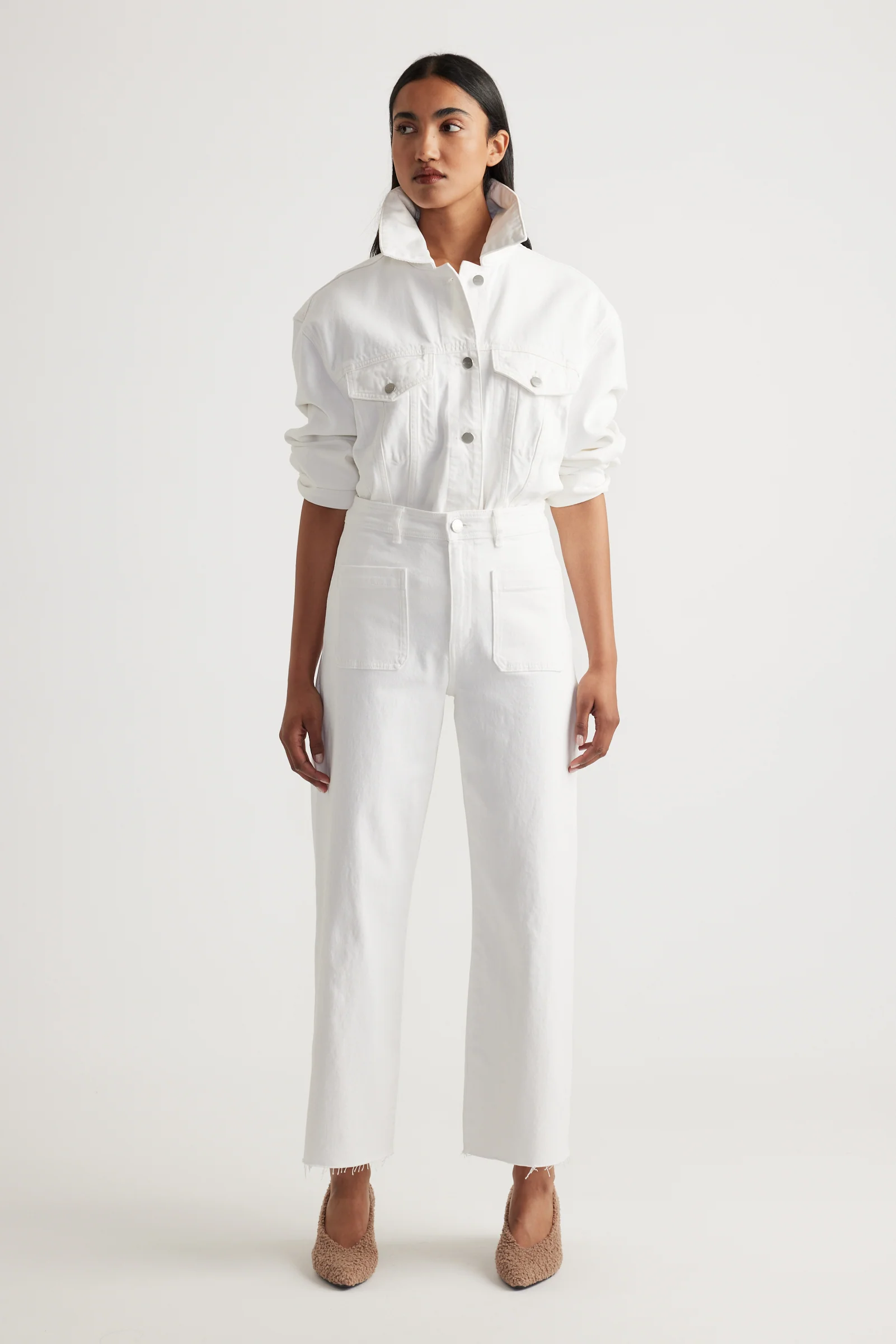Darcy Cropped Wide Leg Jean