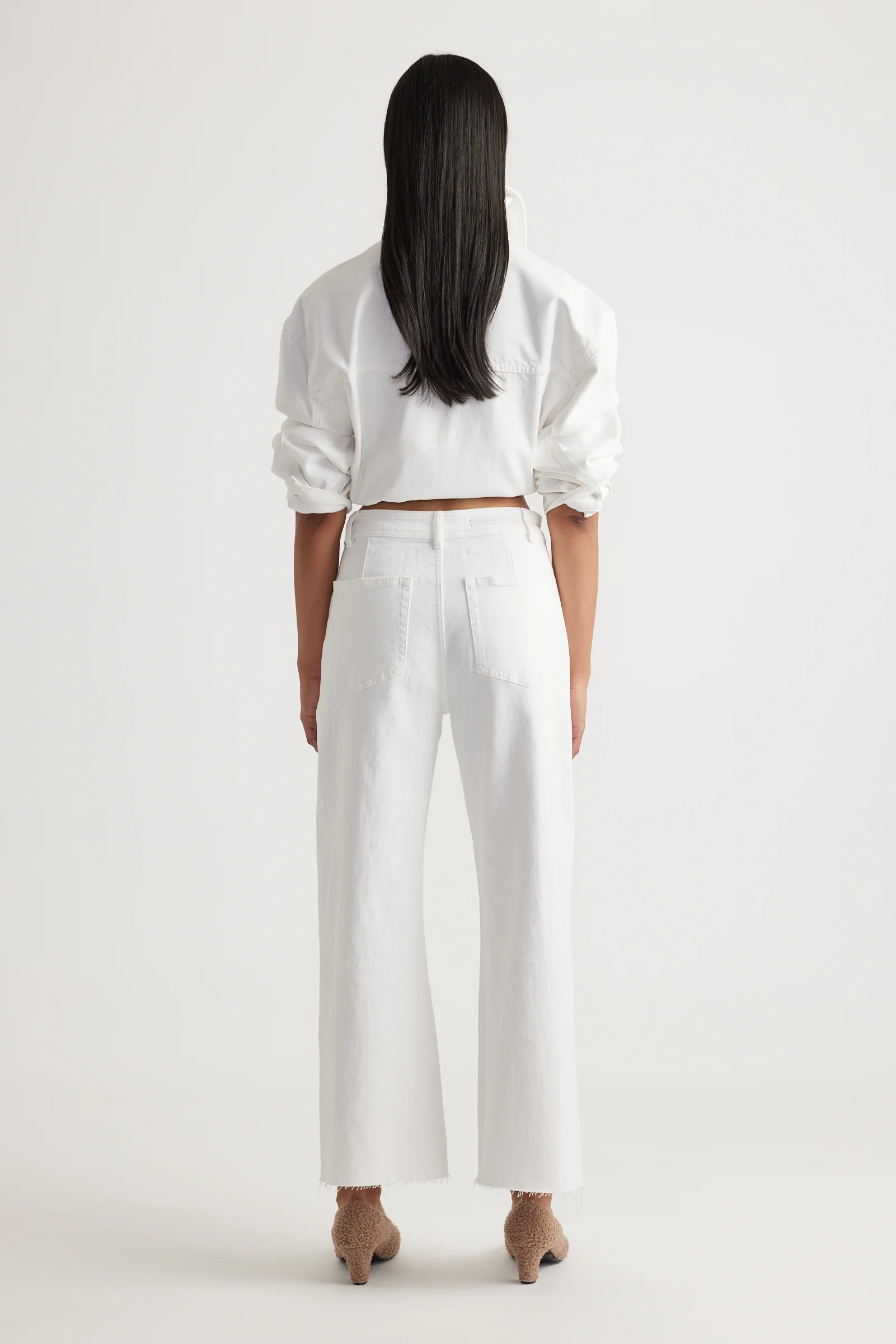 Darcy Cropped Wide Leg Jean - Image 3