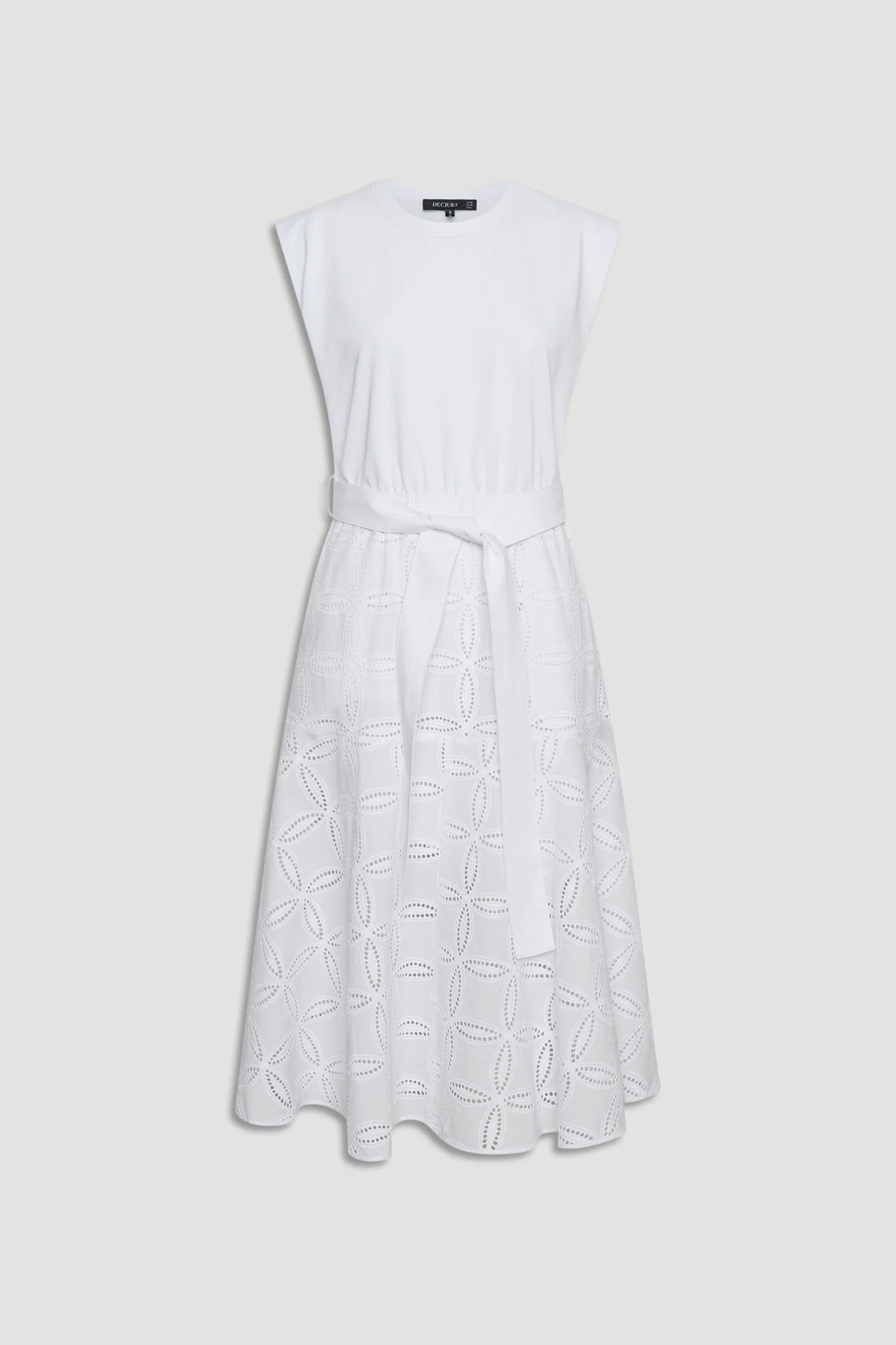 Eden Broderie Midi Dress - Image 4