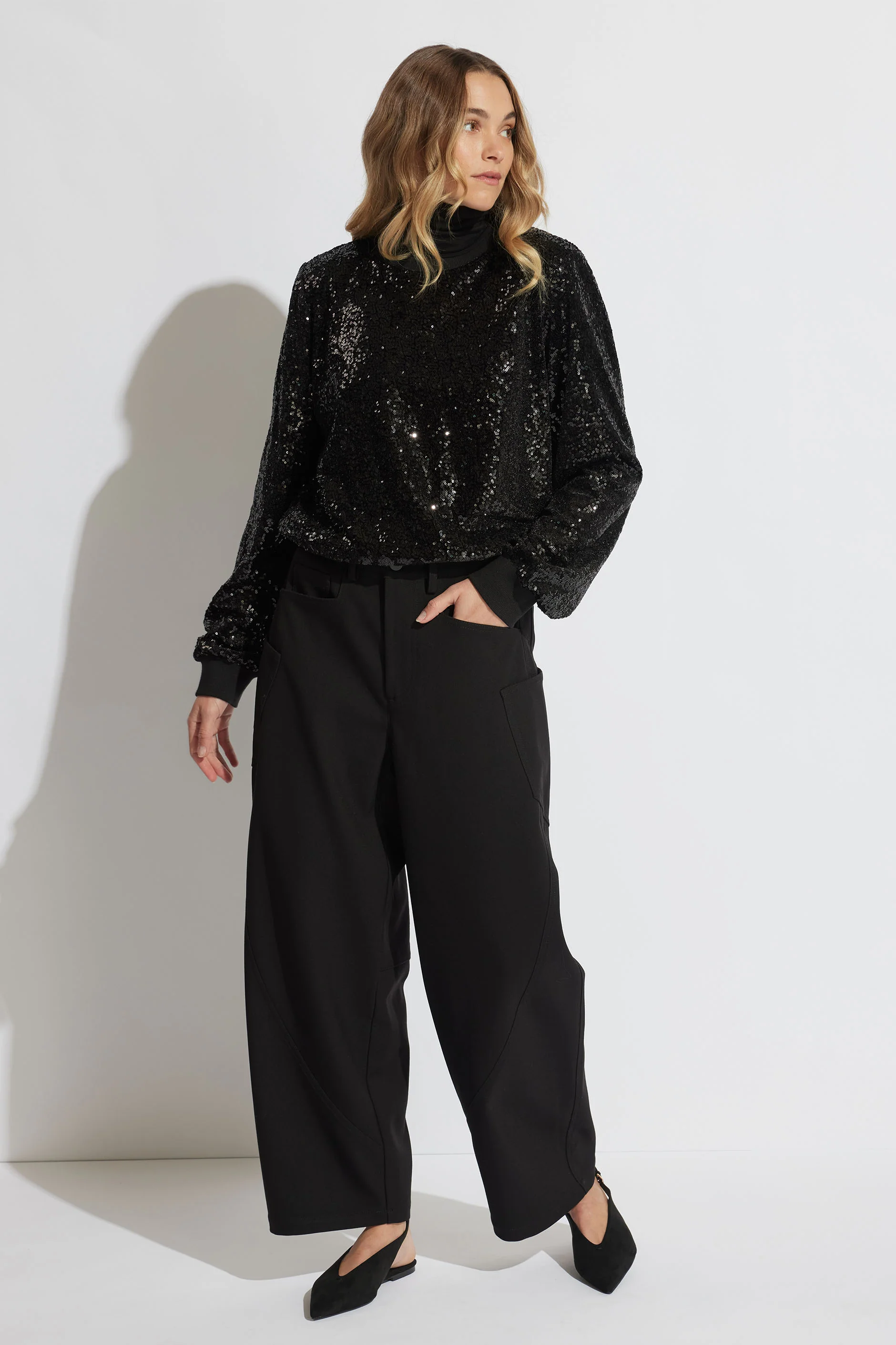 Emilia Sequin Sweat