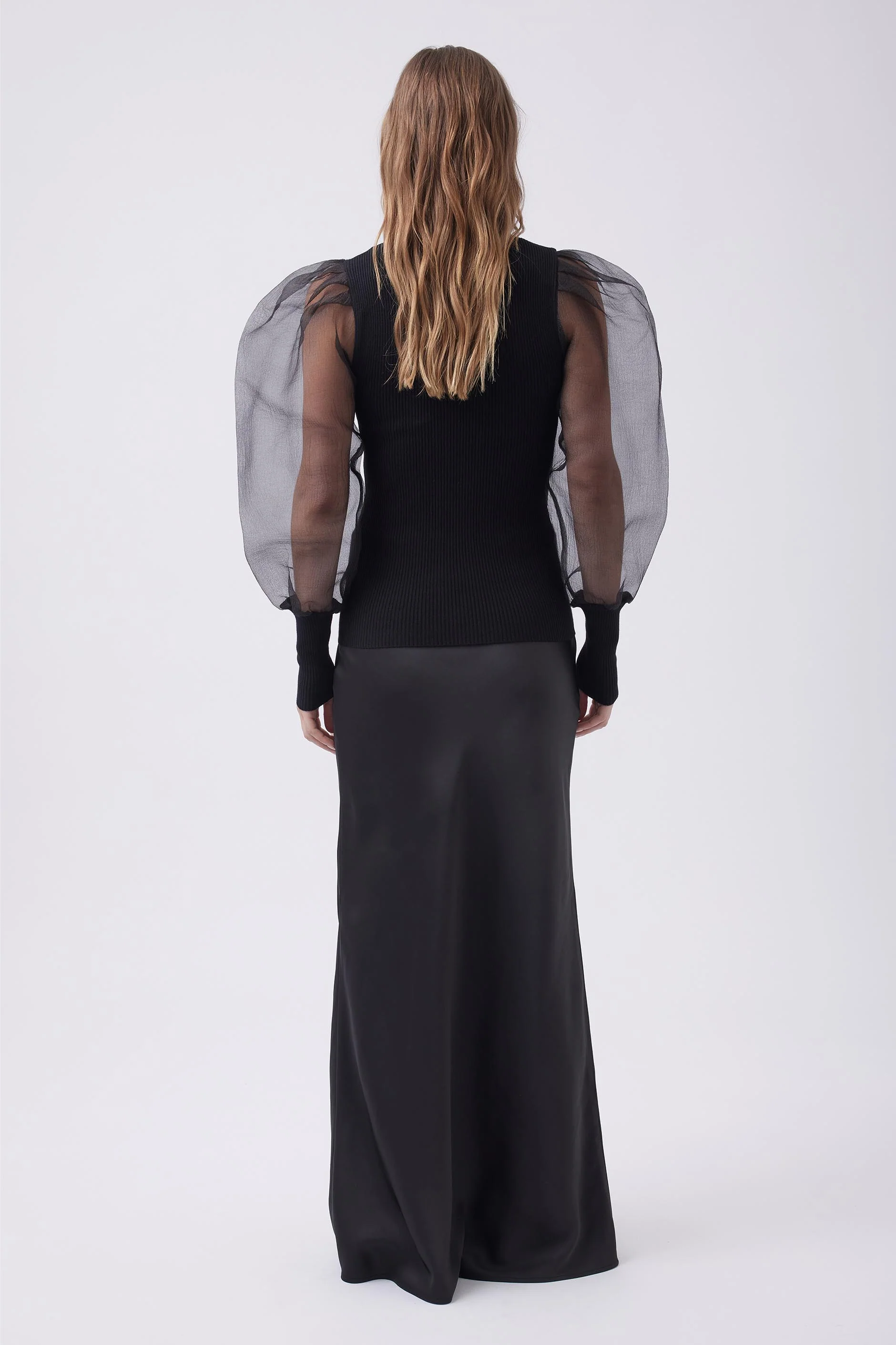 Giana Organza Sleeve Top - Image 3