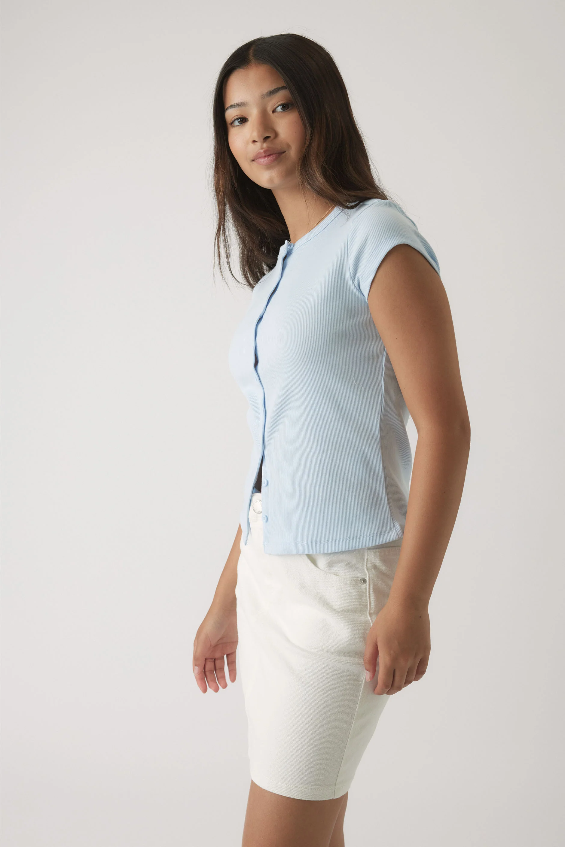 Girls Ally Denim Skirt - Image 3