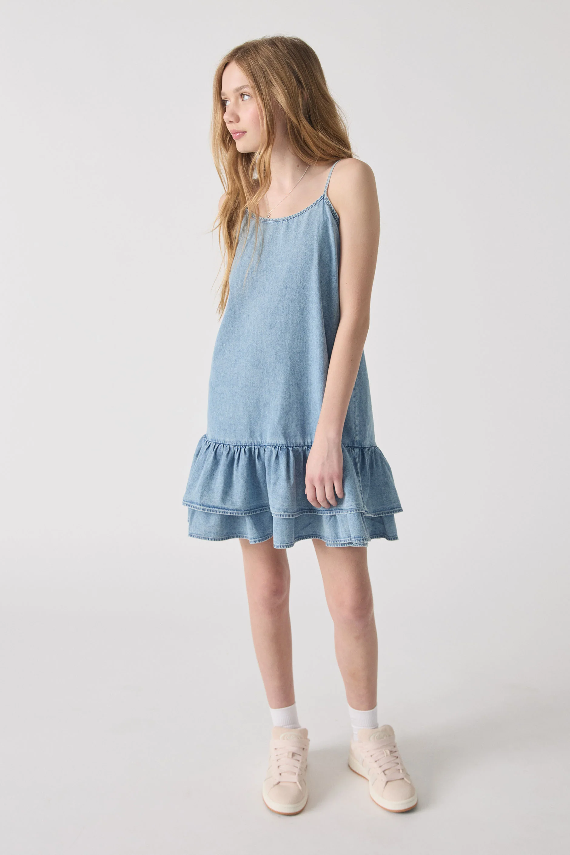 Girls Ashley Denim Dress