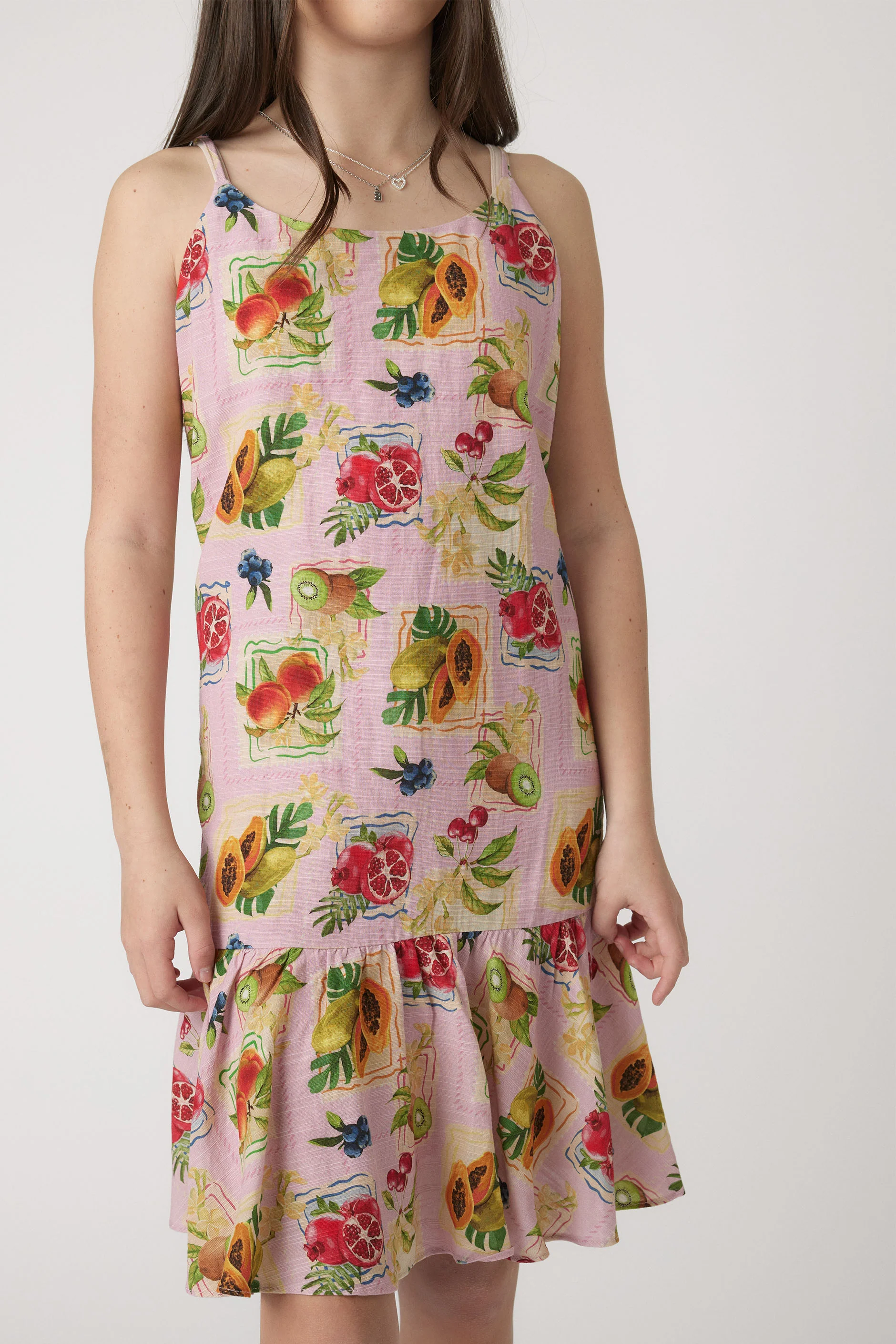 Girls Ashley Strappy Dress - Image 2