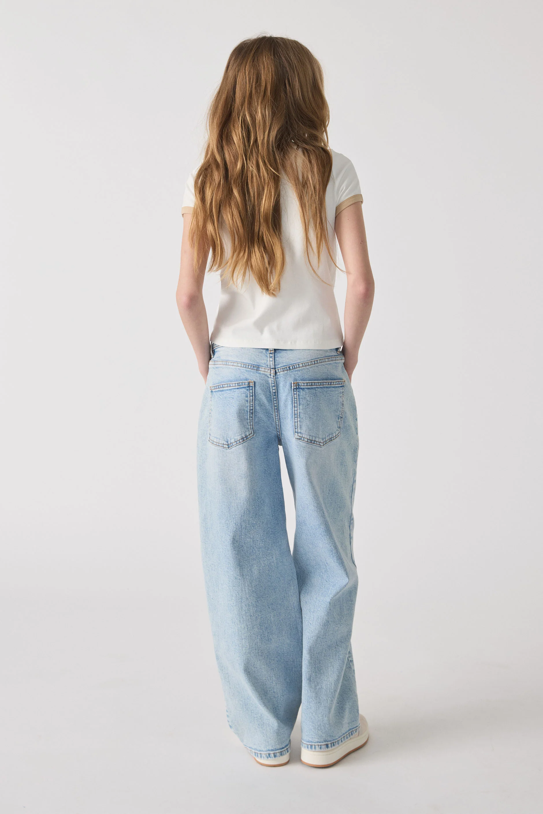 Girls Bahamas Crop Ringer Tee - Image 3