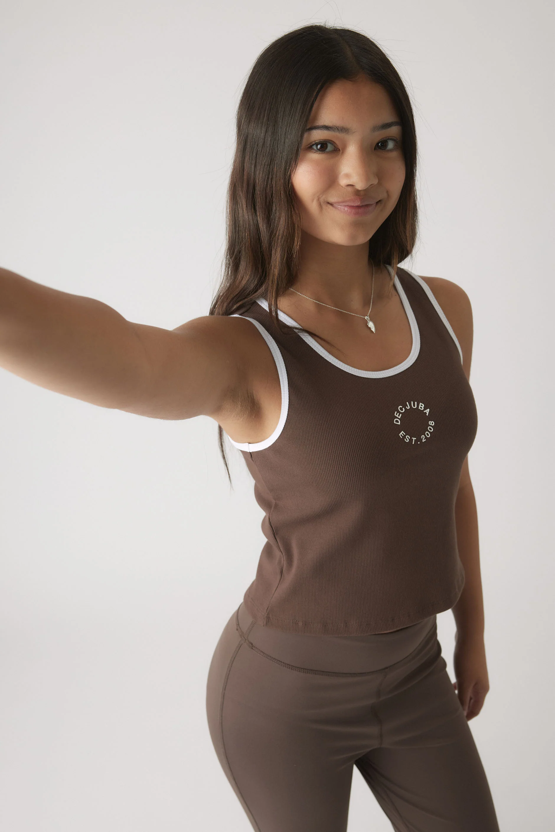 Girls Decjuba Cropped Tank - Image 3