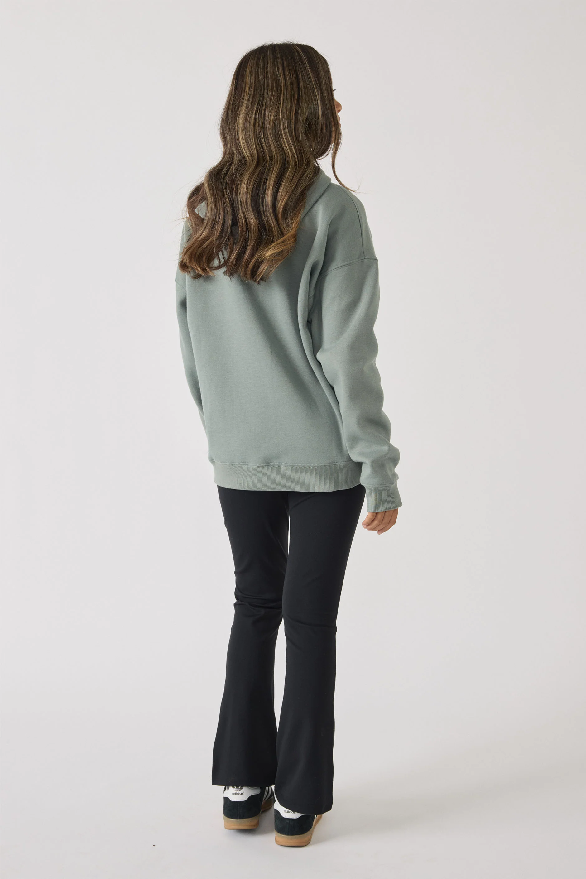 Girls Decjuba Logo 90s Hoodie - Image 3