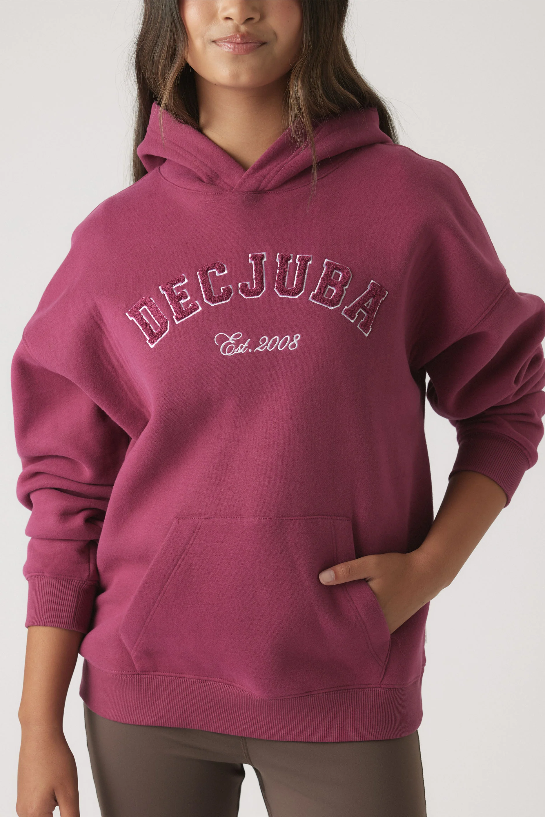 Girls Decjuba Oversized Hoodie - Image 2