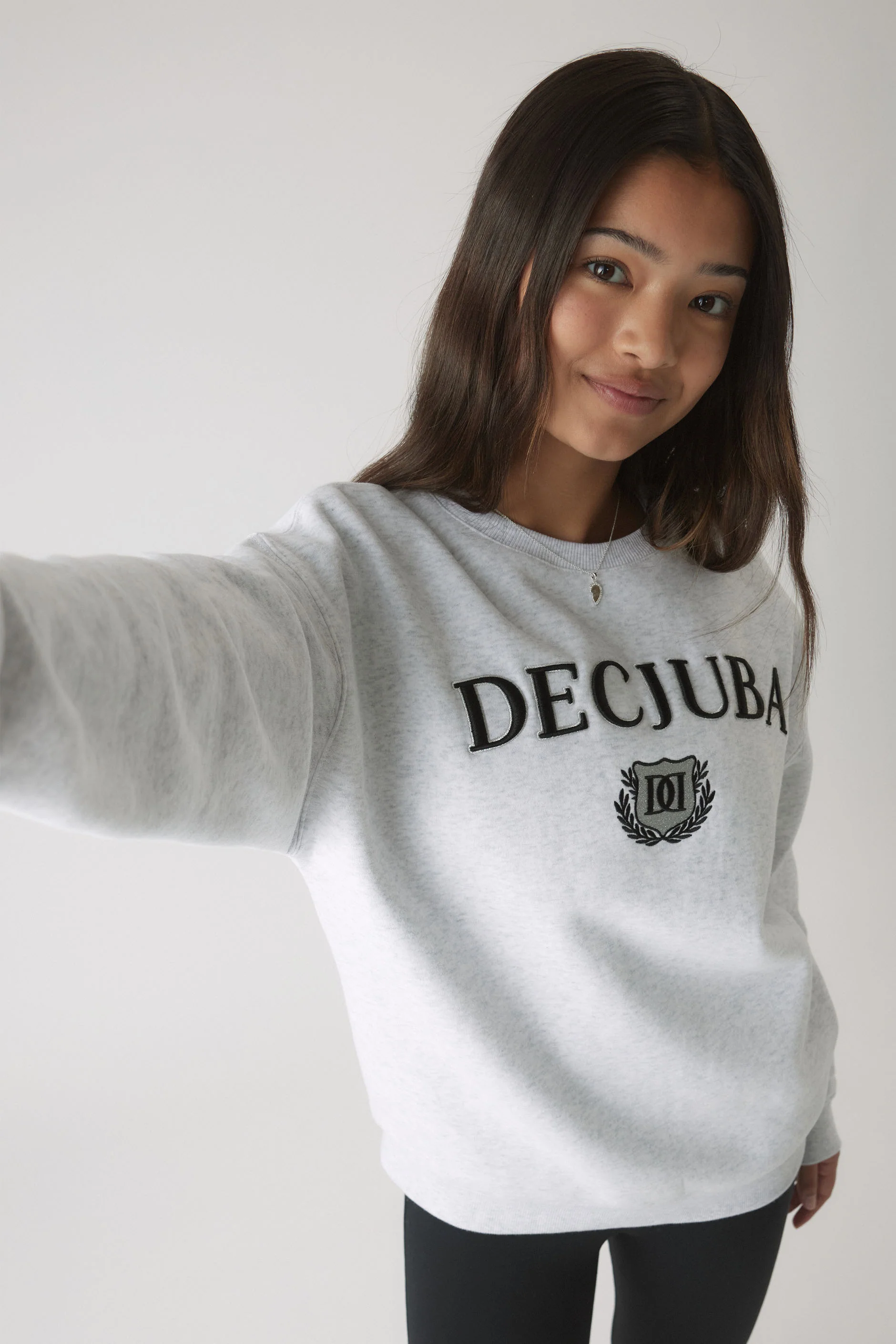 Girls Decjuba Oversized Sweat - Image 4