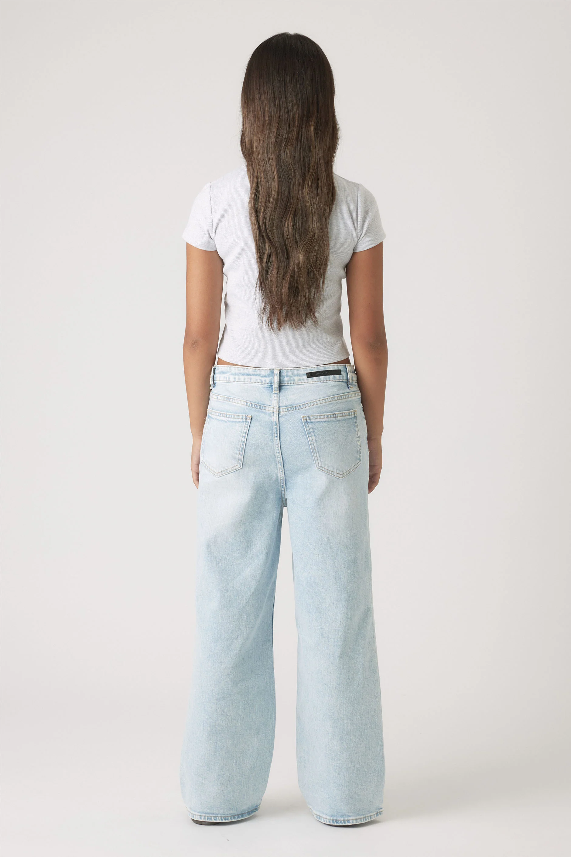 Girls Hailey Wide Leg Jean - Image 3