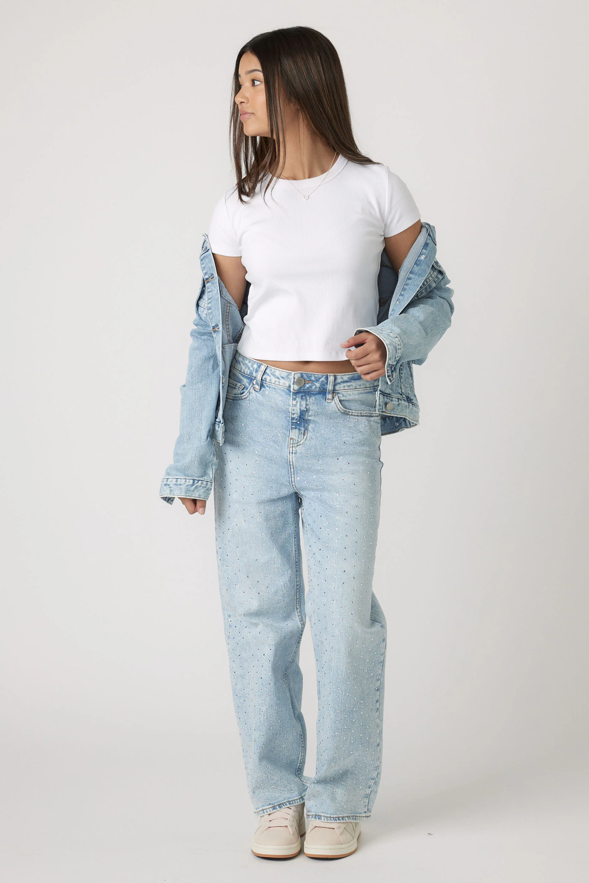 Girls Harper Crop Tee - Image 2