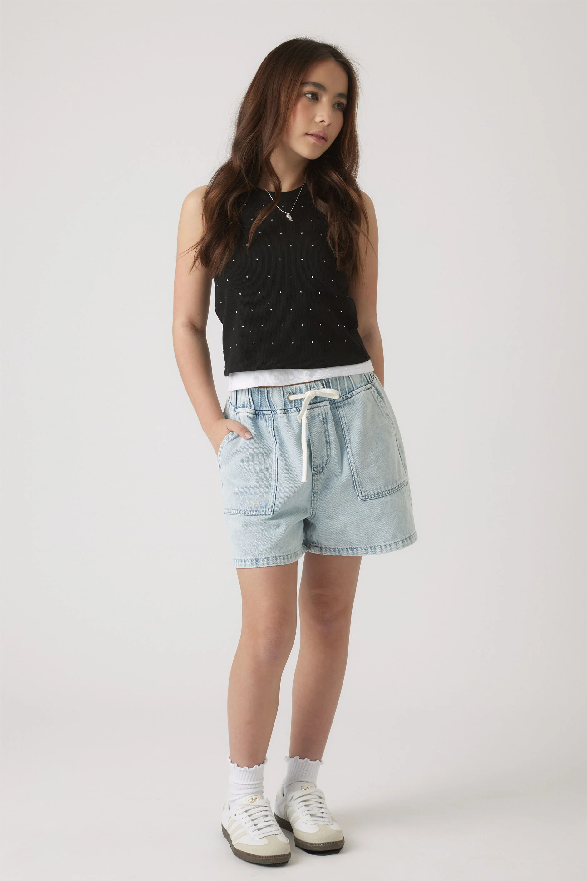 Girls Harper Crystal Tank