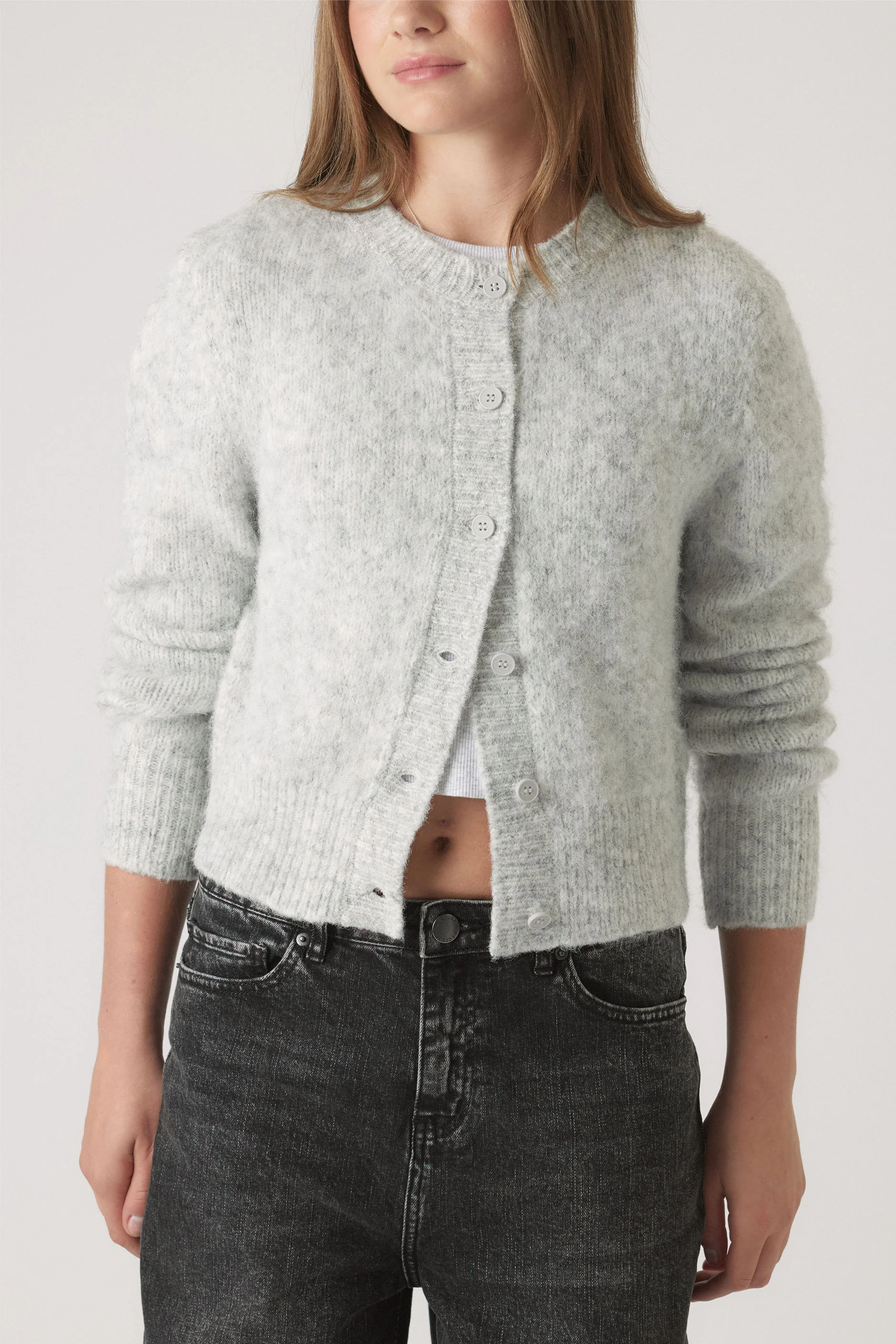 Girls Mia Fluffy Cardigan - Image 2