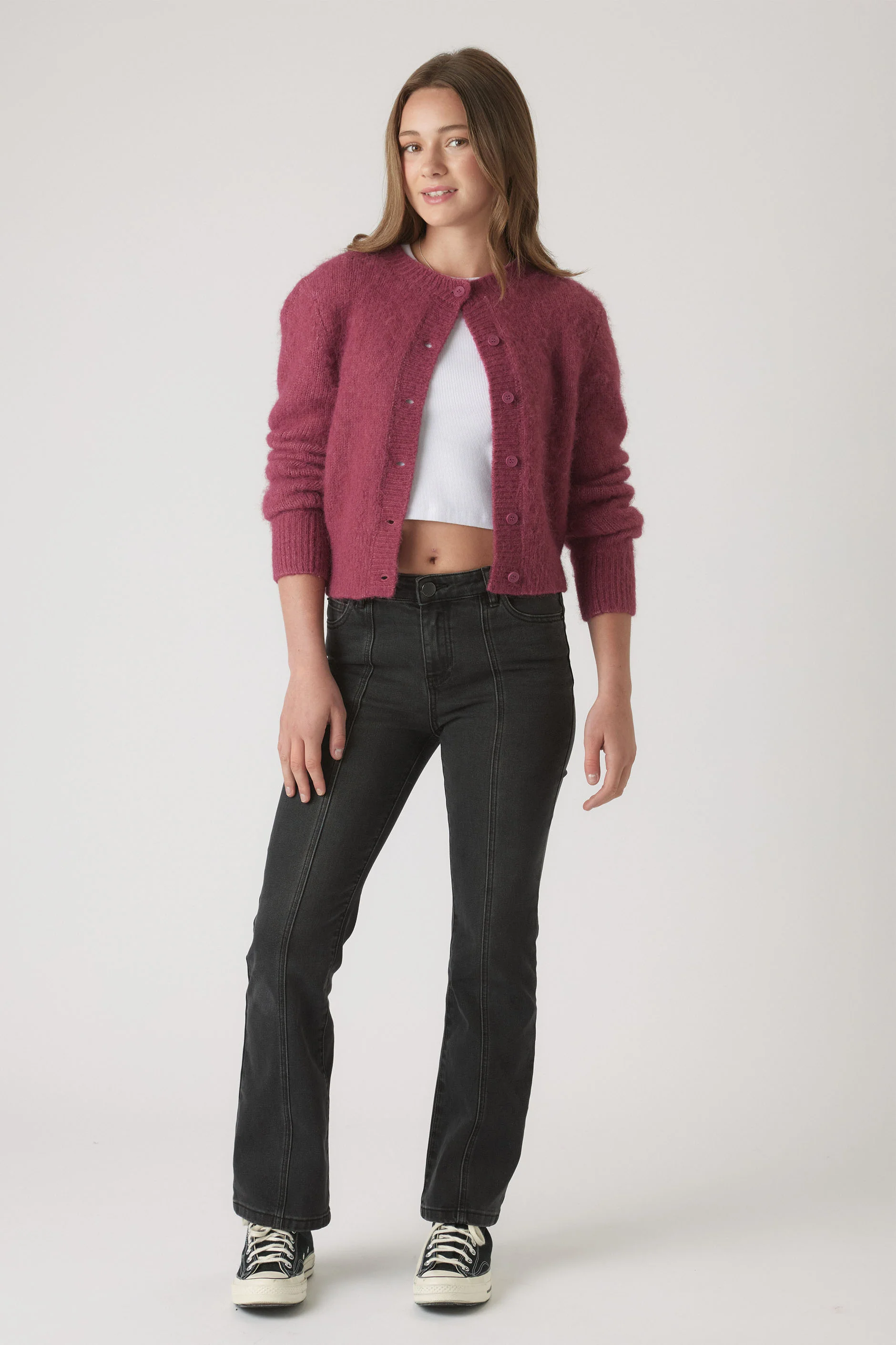 Girls Mia Fluffy Cardigan