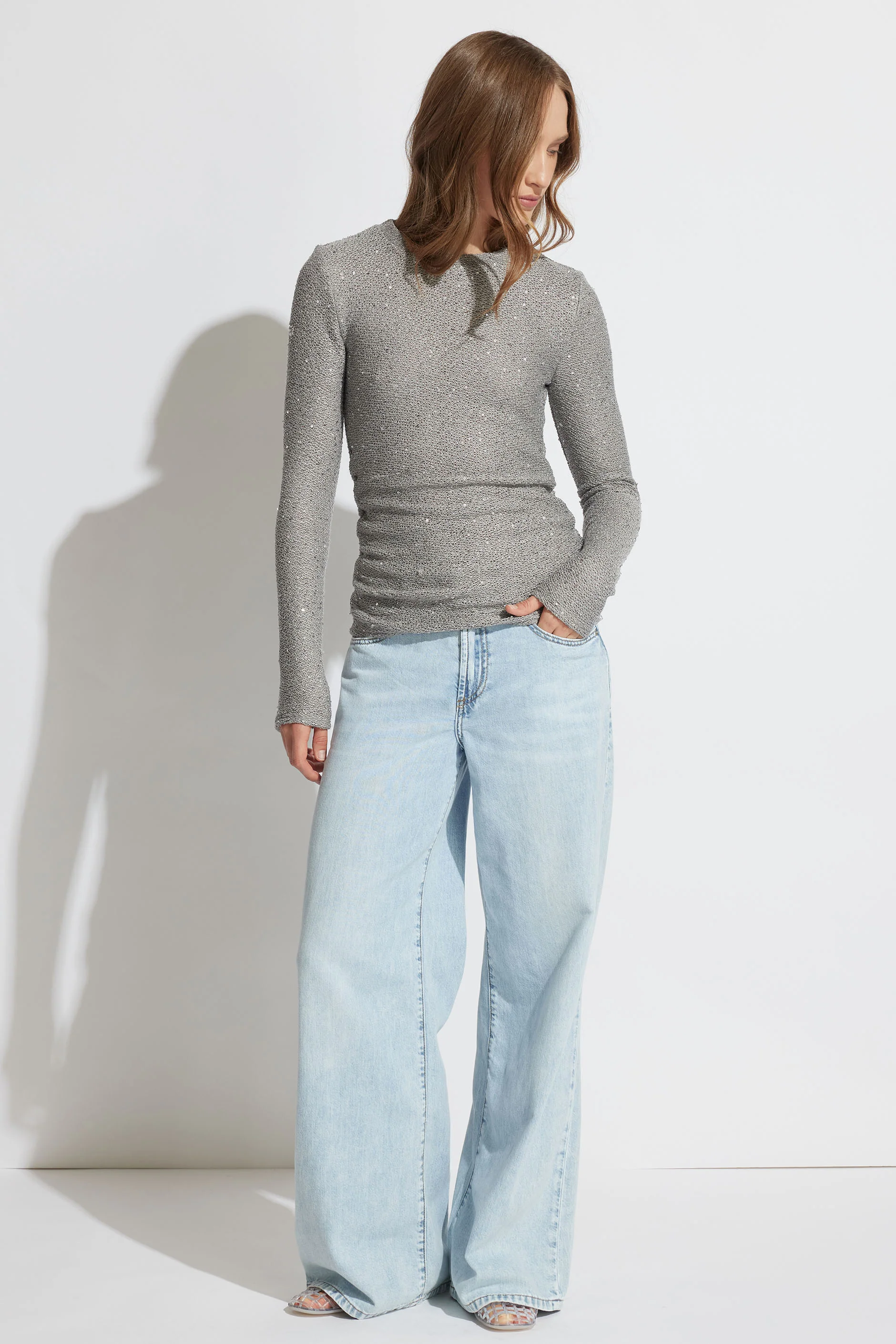 Holly Sequin Ruched Top - Image 3