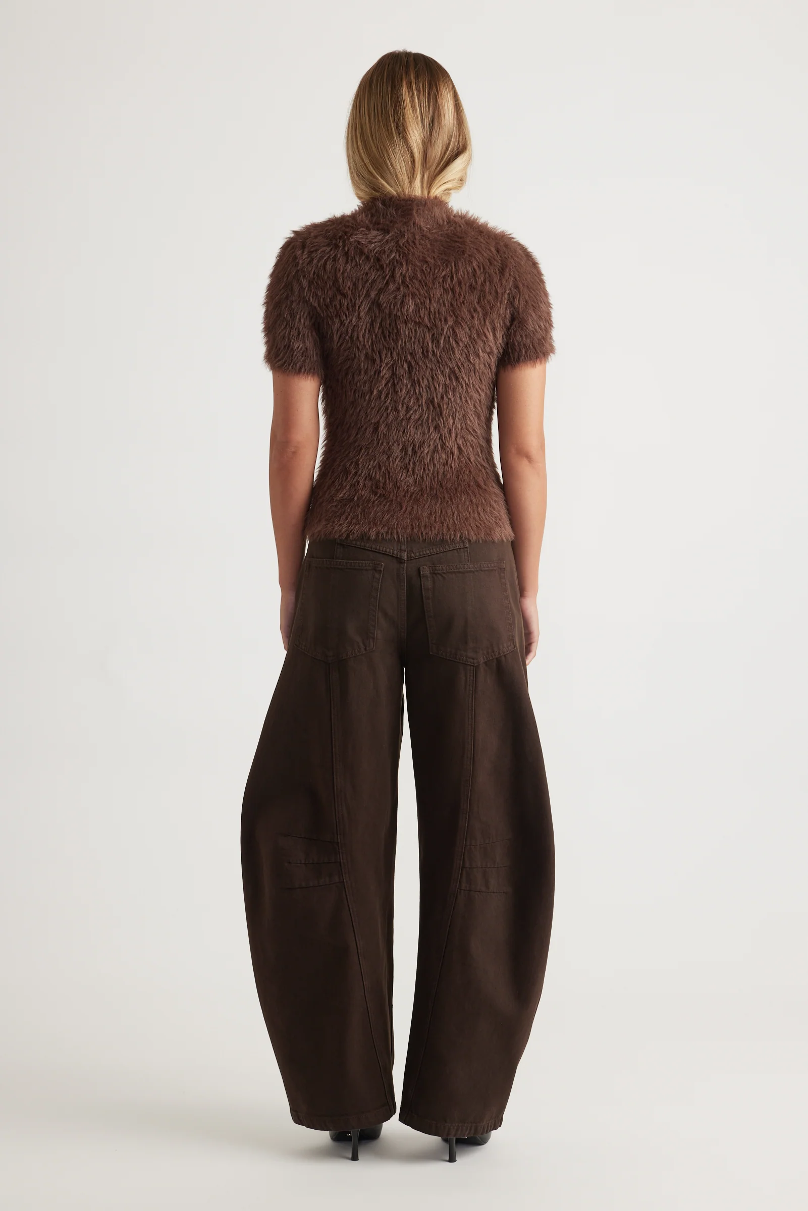 Kaia Cropped Fluffy Tee - Image 3