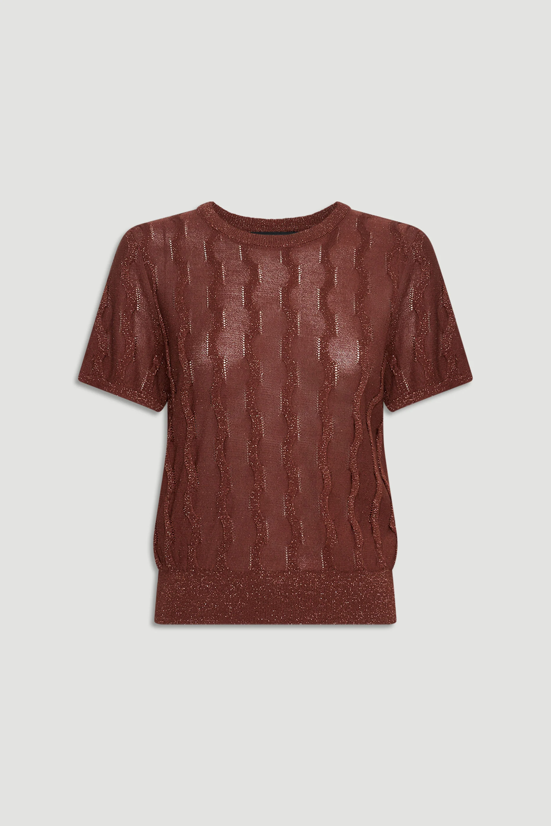Lauren Lurex Knit Tee - Image 4