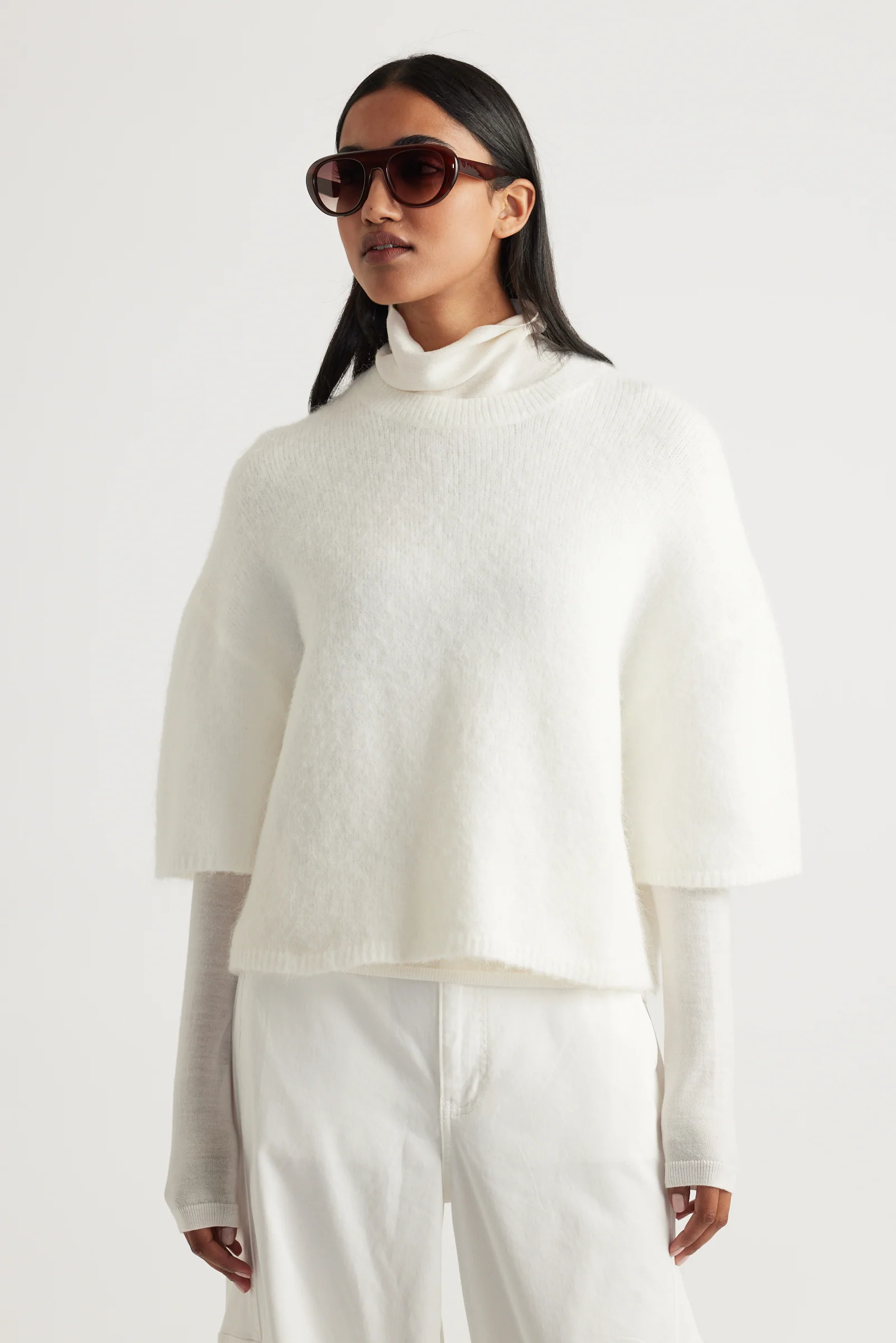 Lola Fluffy Knit Tee - Image 2