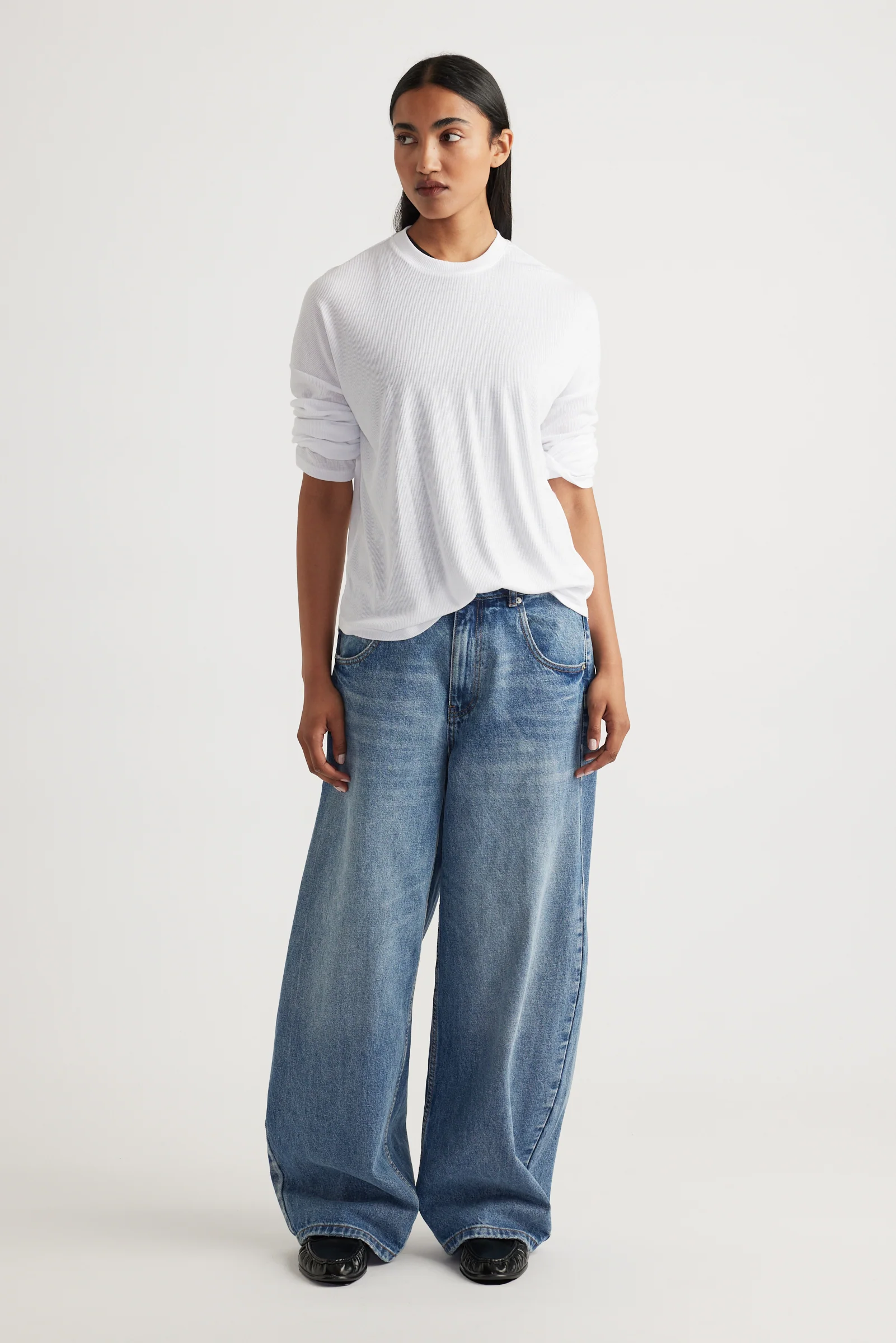 Long Sleeve Rib Top