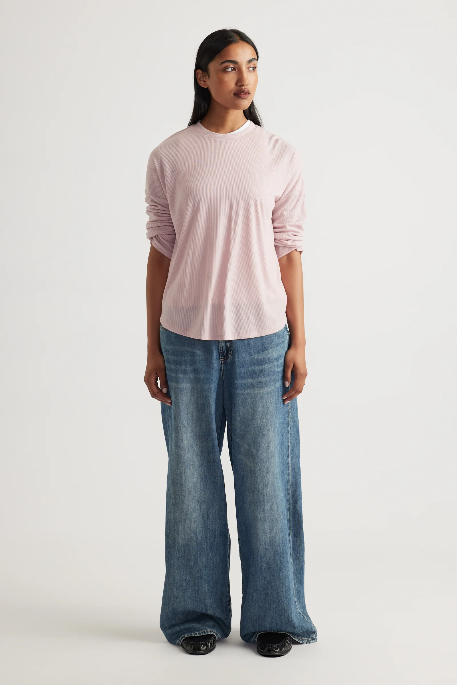 Long Sleeve Rib Top
