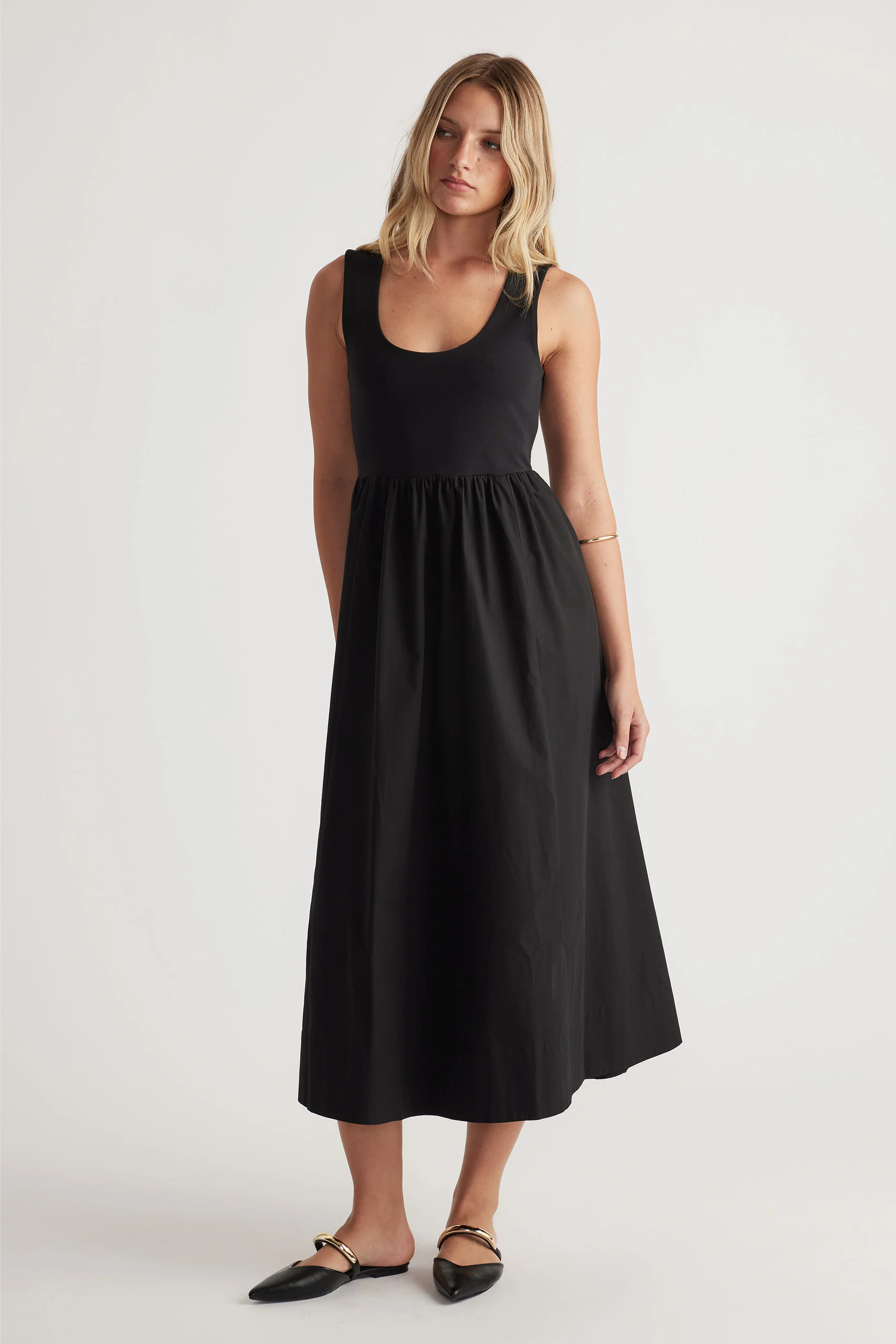 Lucie Spliced Midi Dress - Image 3