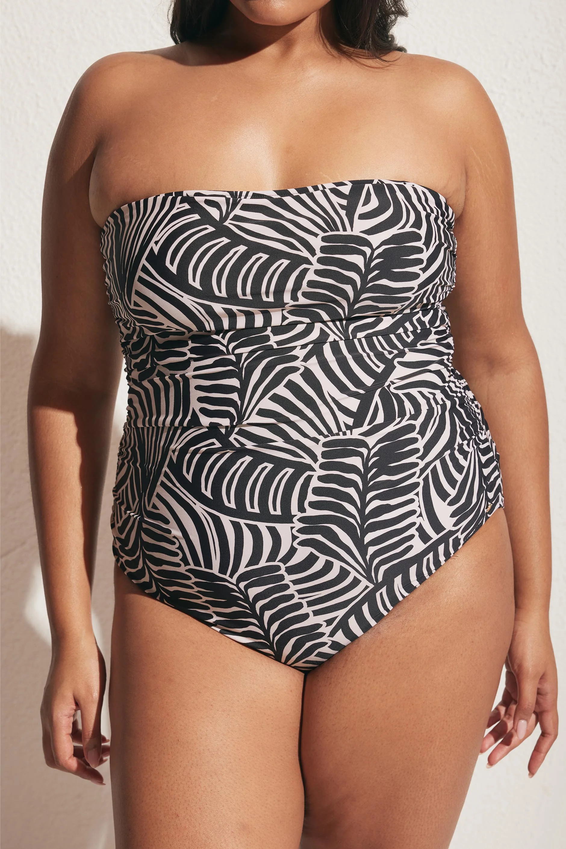 Matte Ruched One Piece - Image 5