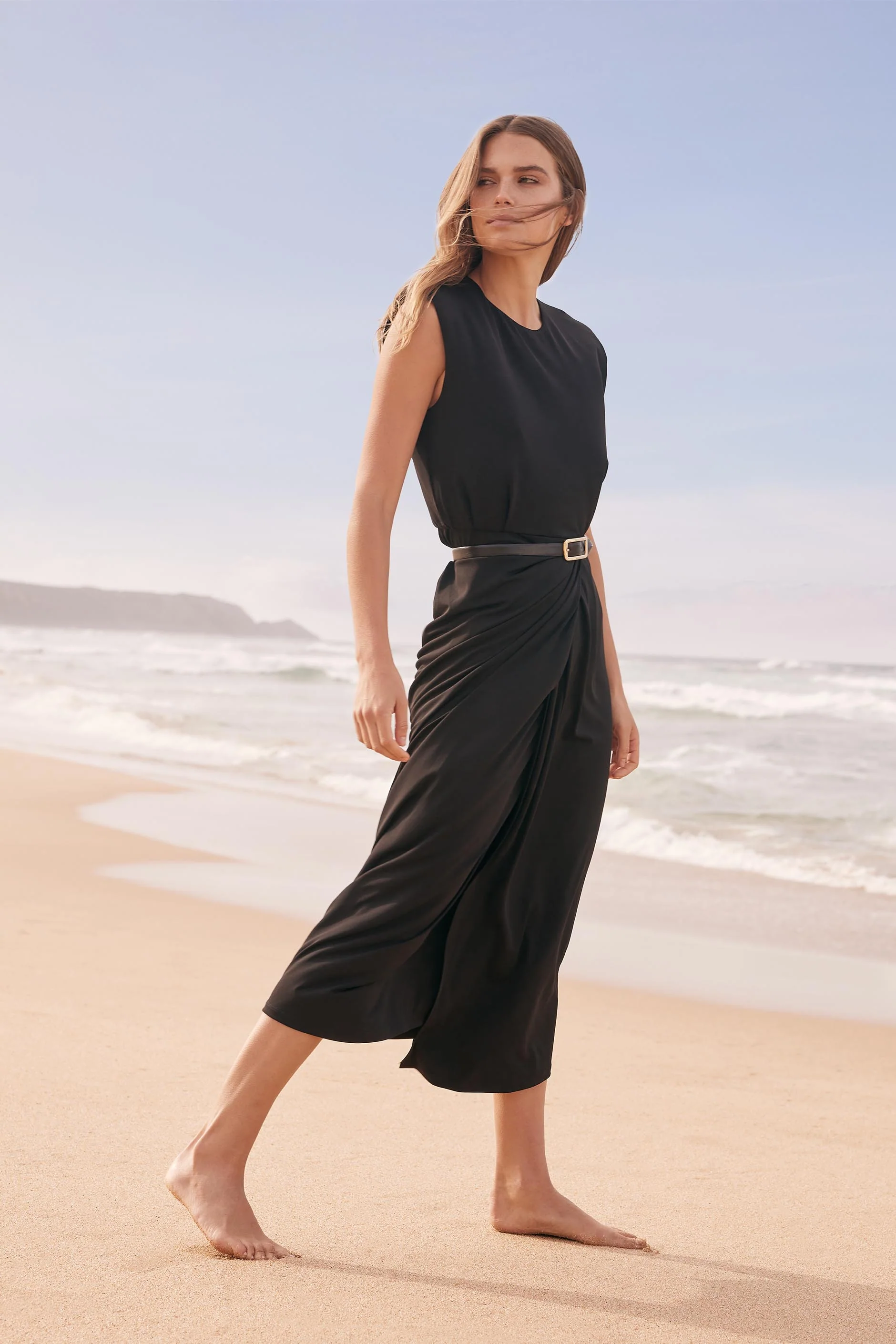 Paula Sleeveless Jersey Dress - Image 5