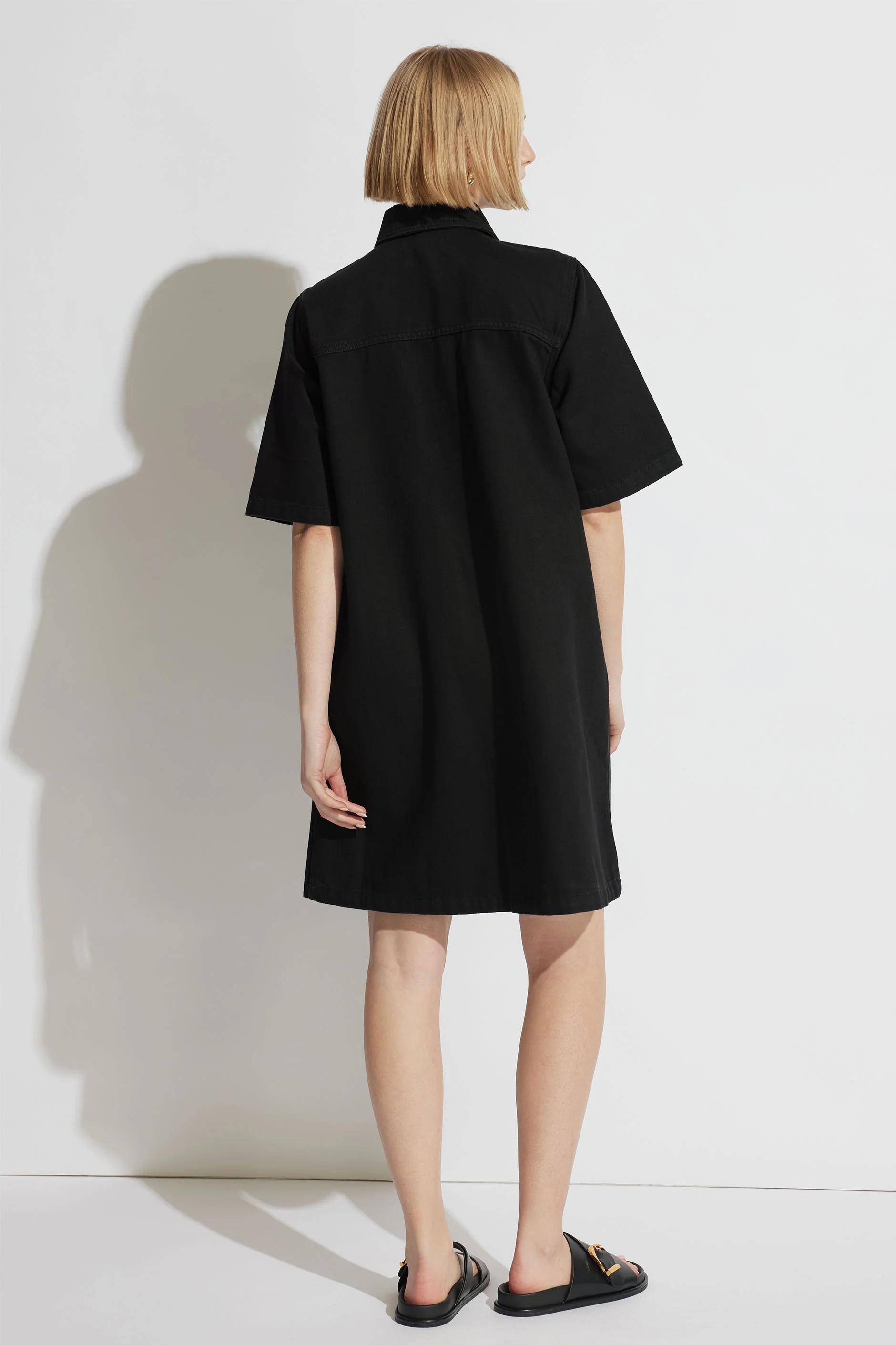 Penny Denim Shirt Dress - Image 3